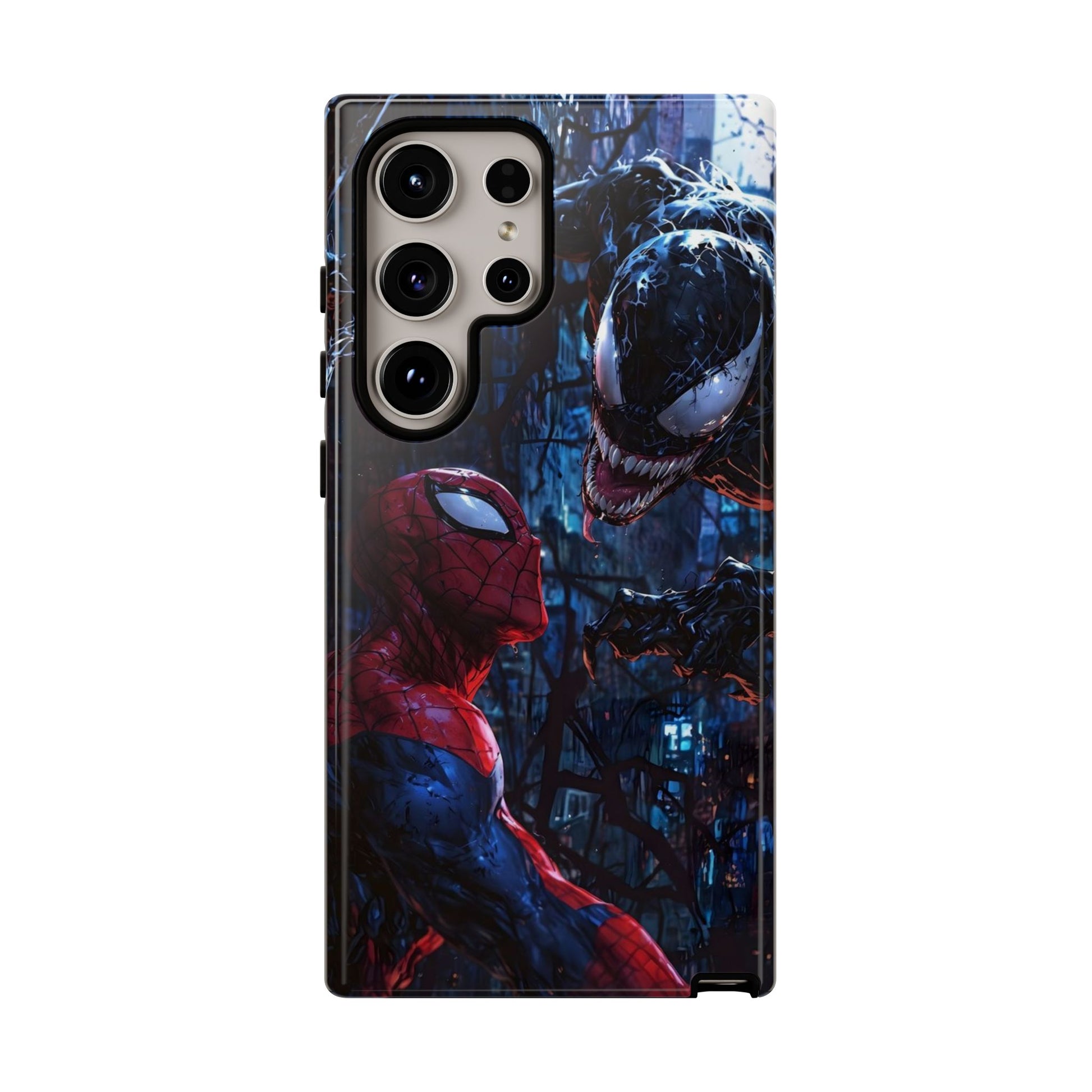 Venom x Spiderman Phone Case, Tough Cases for iPhones, Samsung, and Pixel