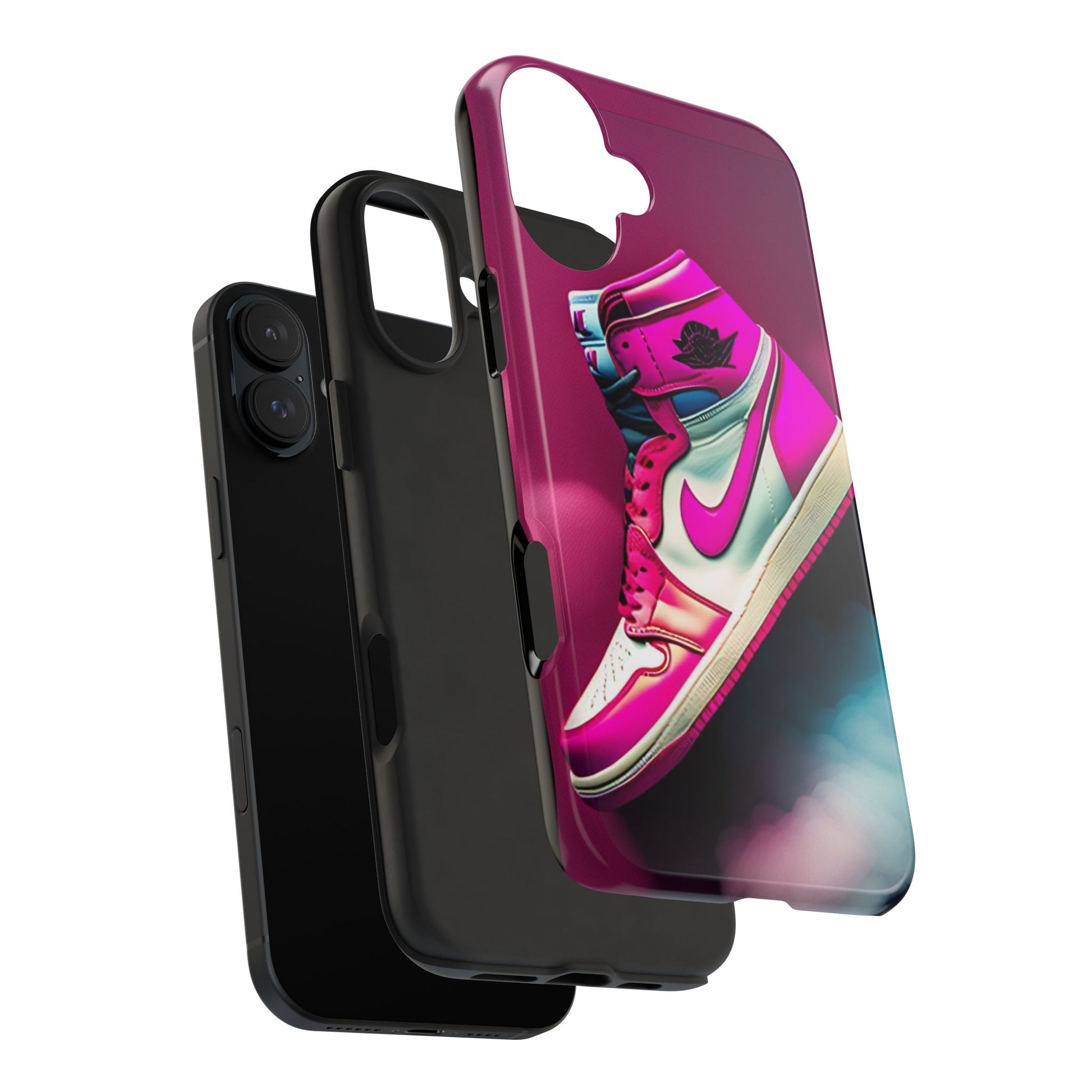 Pink Jordan Sneakers Phone Cases for iPhones & Samsung Phones