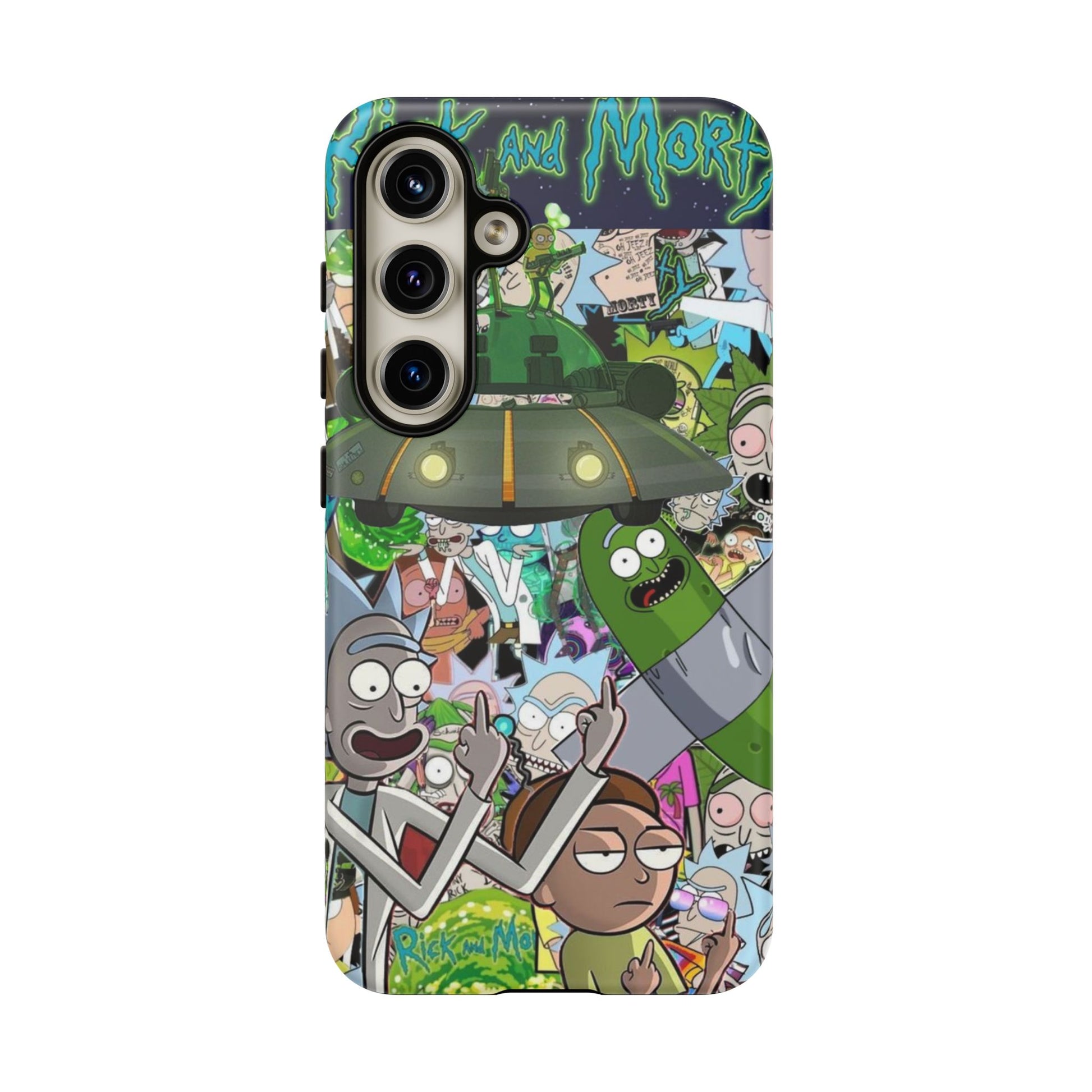 Rick and Morty Phone Case, Tough Cases for iPhones, Samsung, and Pixel