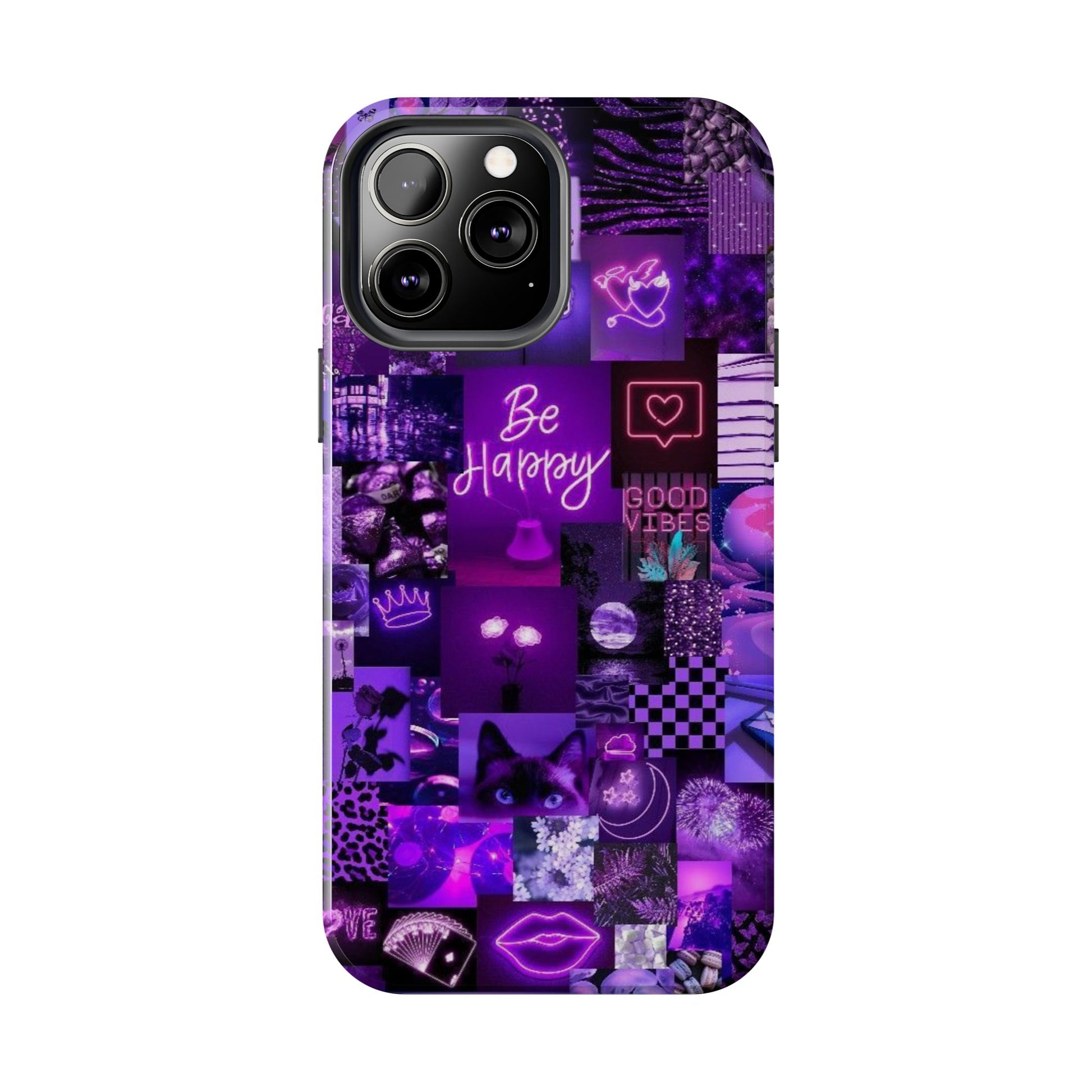 Be Happy Themed Tough Phone Cases for Iphones & Samsung Phones