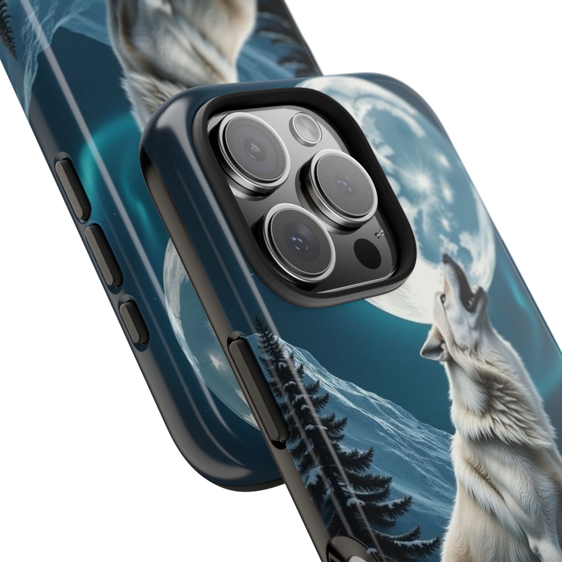 Howling Wolf Theme Phone Cases for iPhones & Samsung Phones