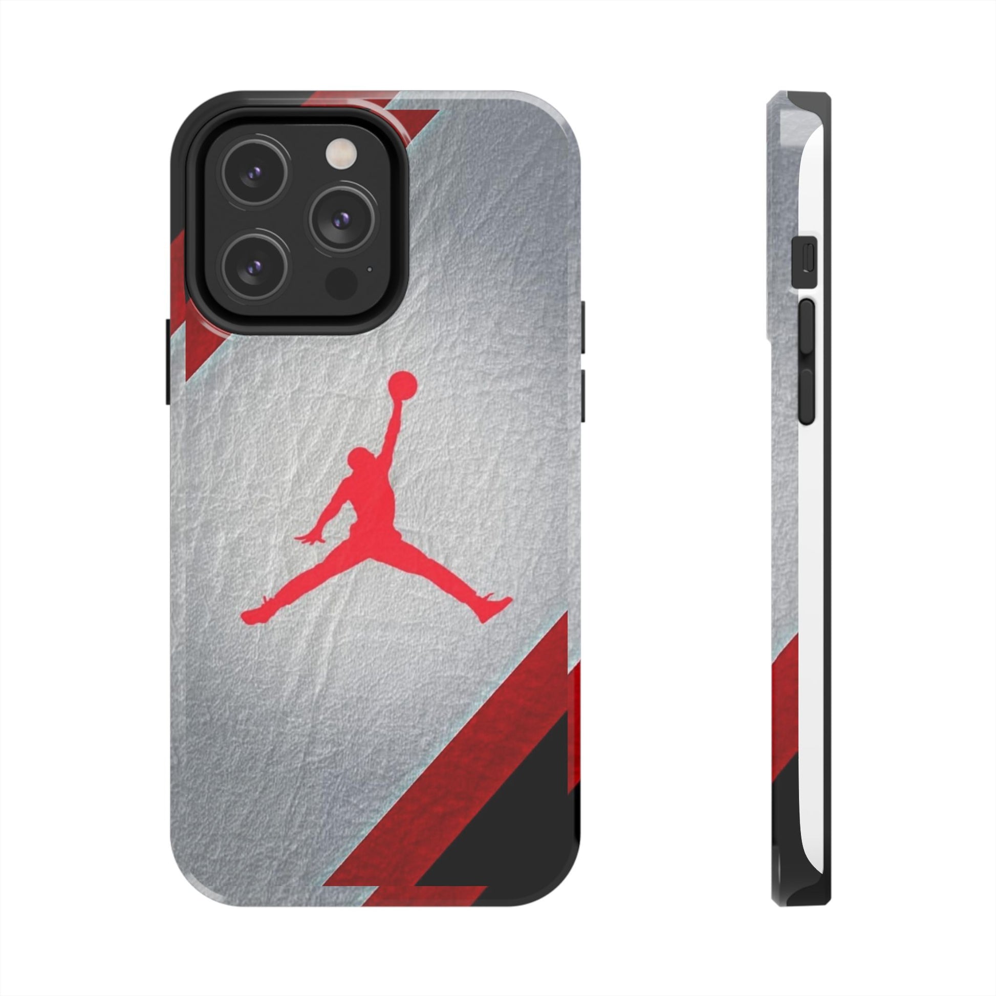 Chicago Red and Black Jumpman Theme Phone Cases for Iphones & Samsung Phones