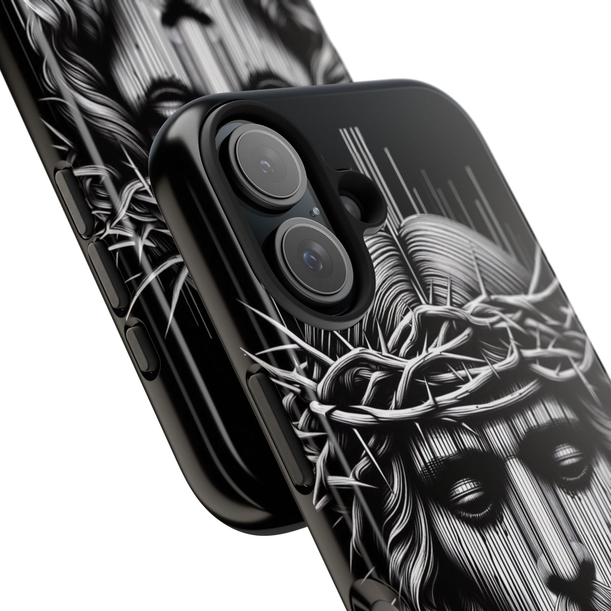 Jesus The King Crown Christian Phone Cases for iPhones & Samsung Phones