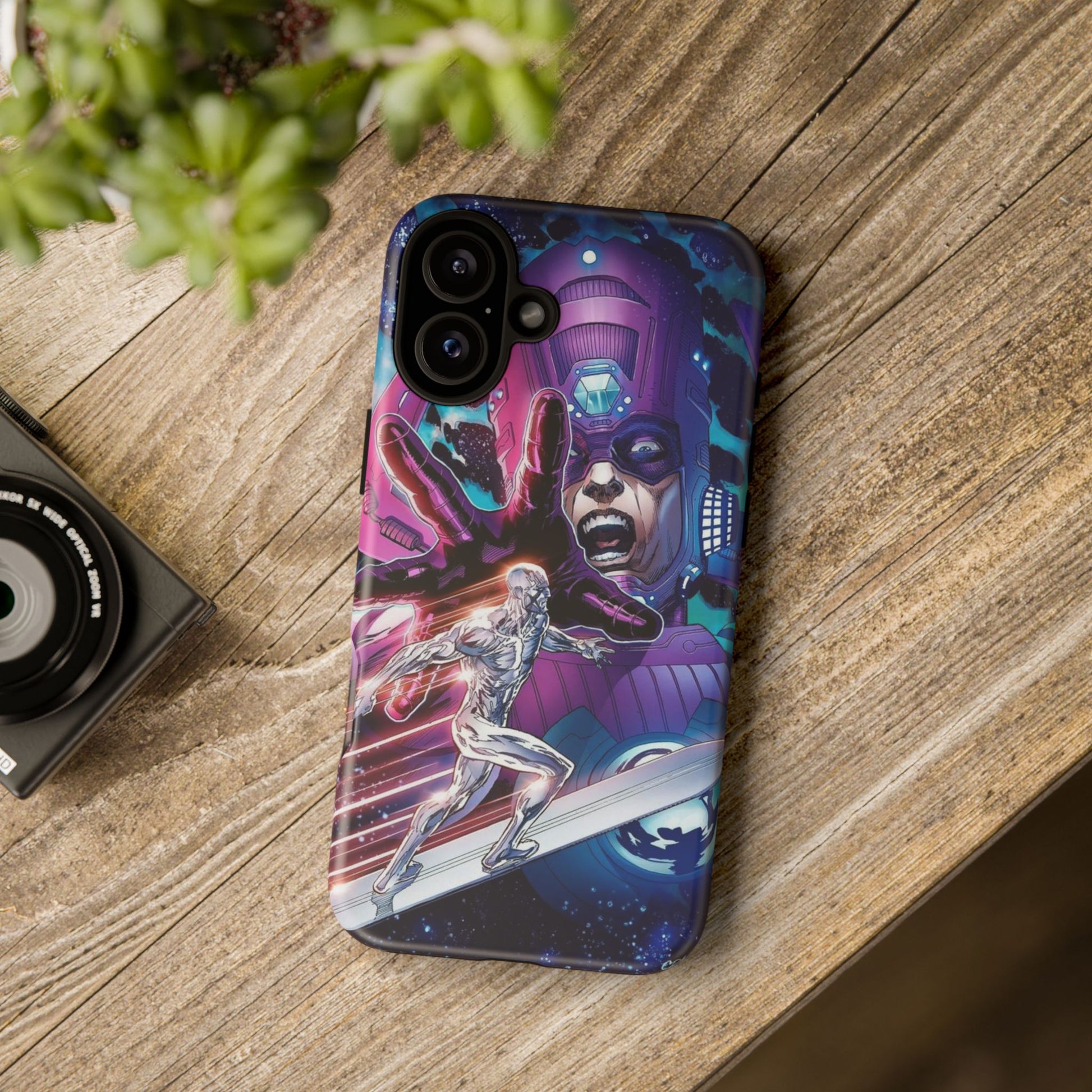 Galactus x Silver Surfer Marvel Phone Case, Tough Cases for iPhones, Samsung, and Pixel