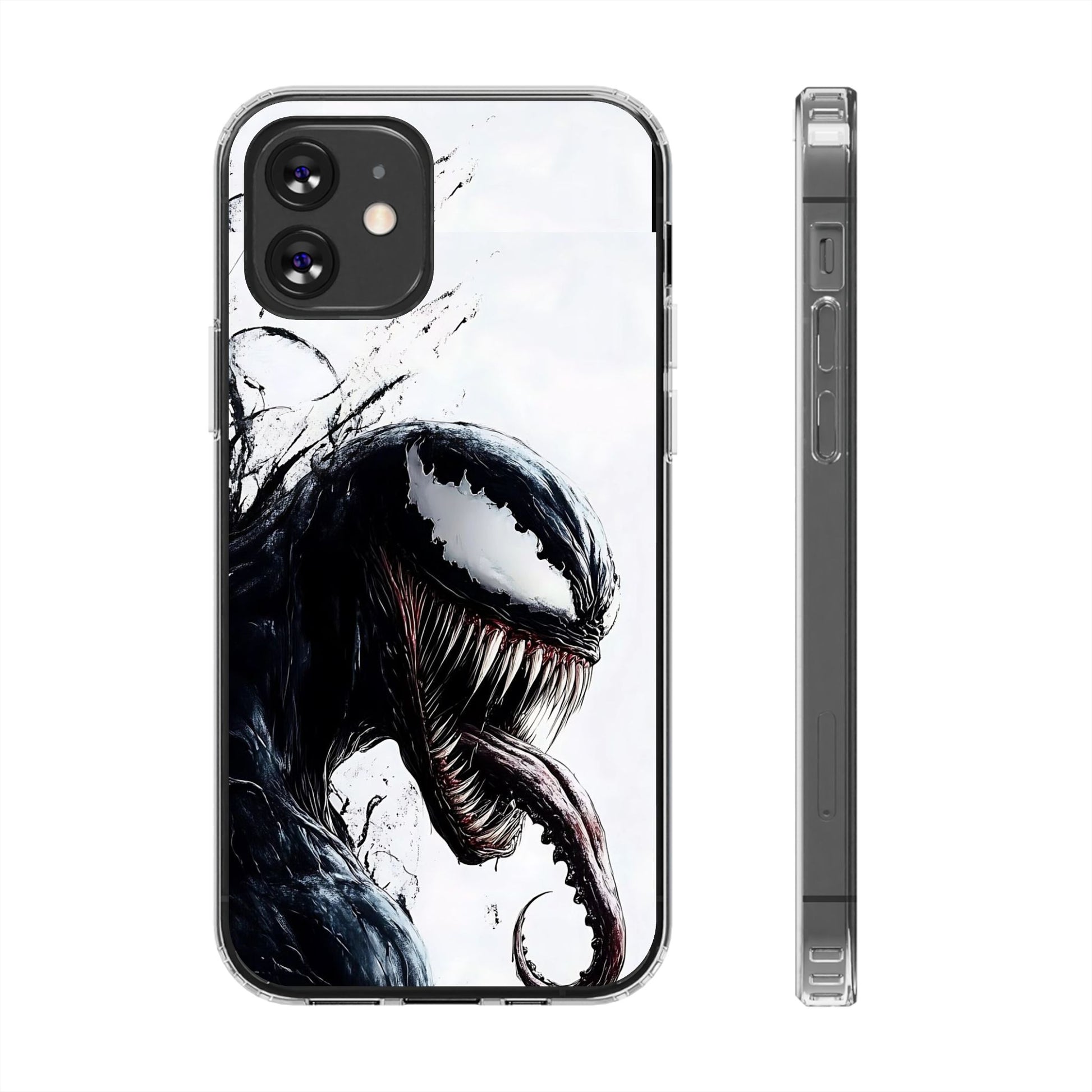 Phone Case, Venom Villain Comic Book Themed Clear Case for Select Phones,