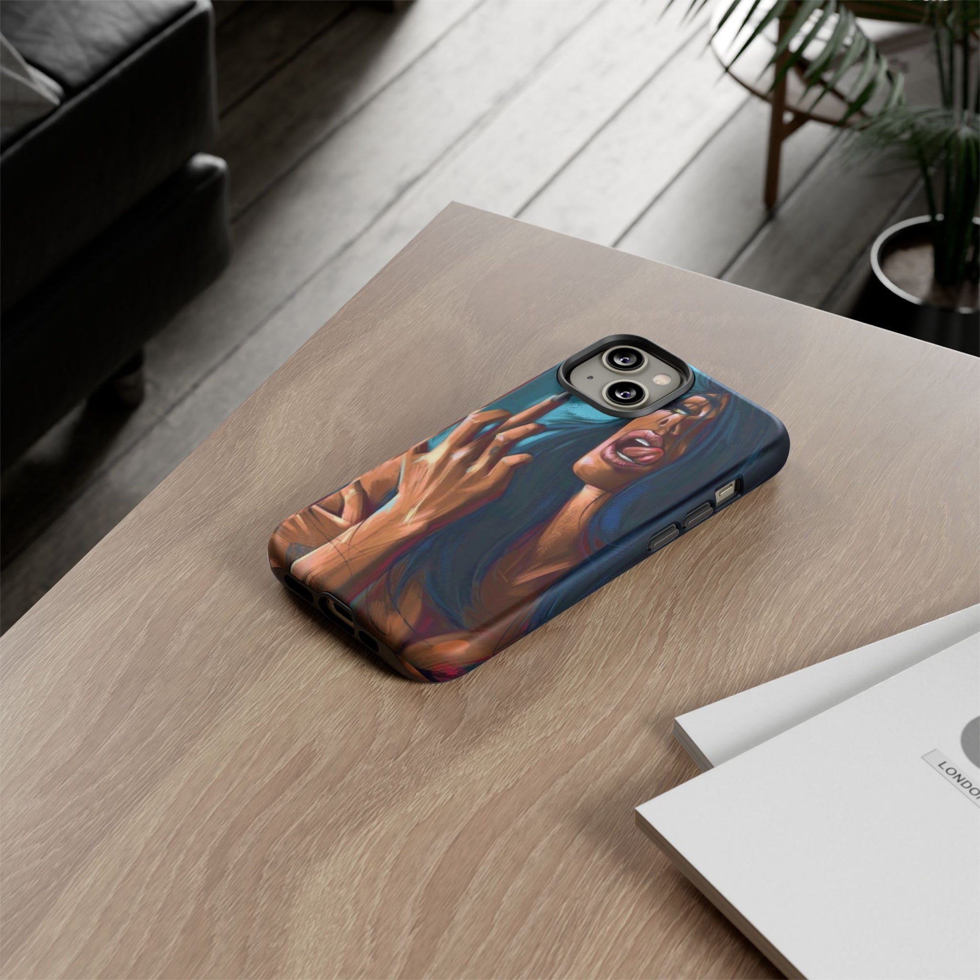 Tough Girl Theme Urban Design Cases for iPhones, Samsung, and Pixel