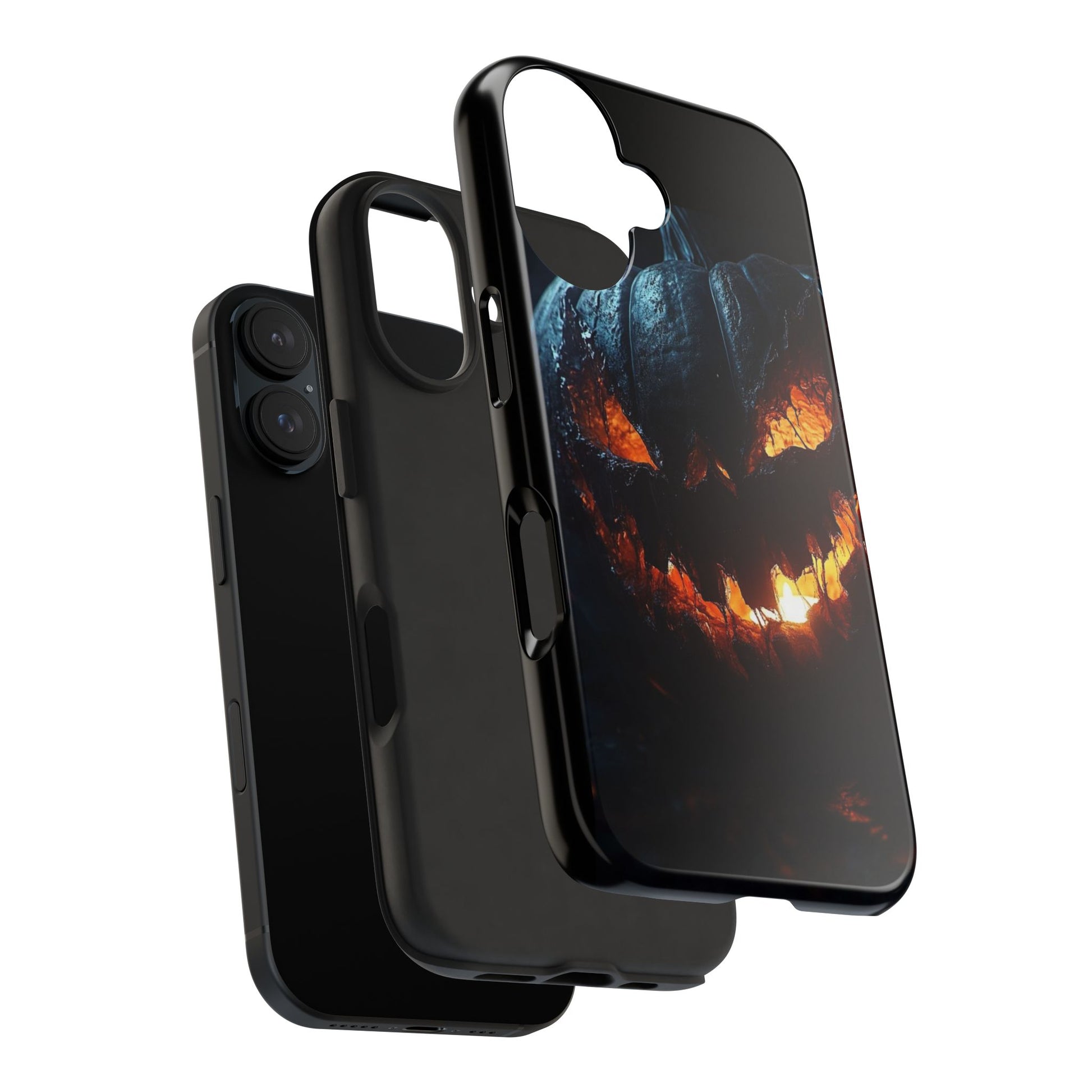 Scary Pumpkin Halloween Theme Phone Cases for iPhones & Samsung Phones