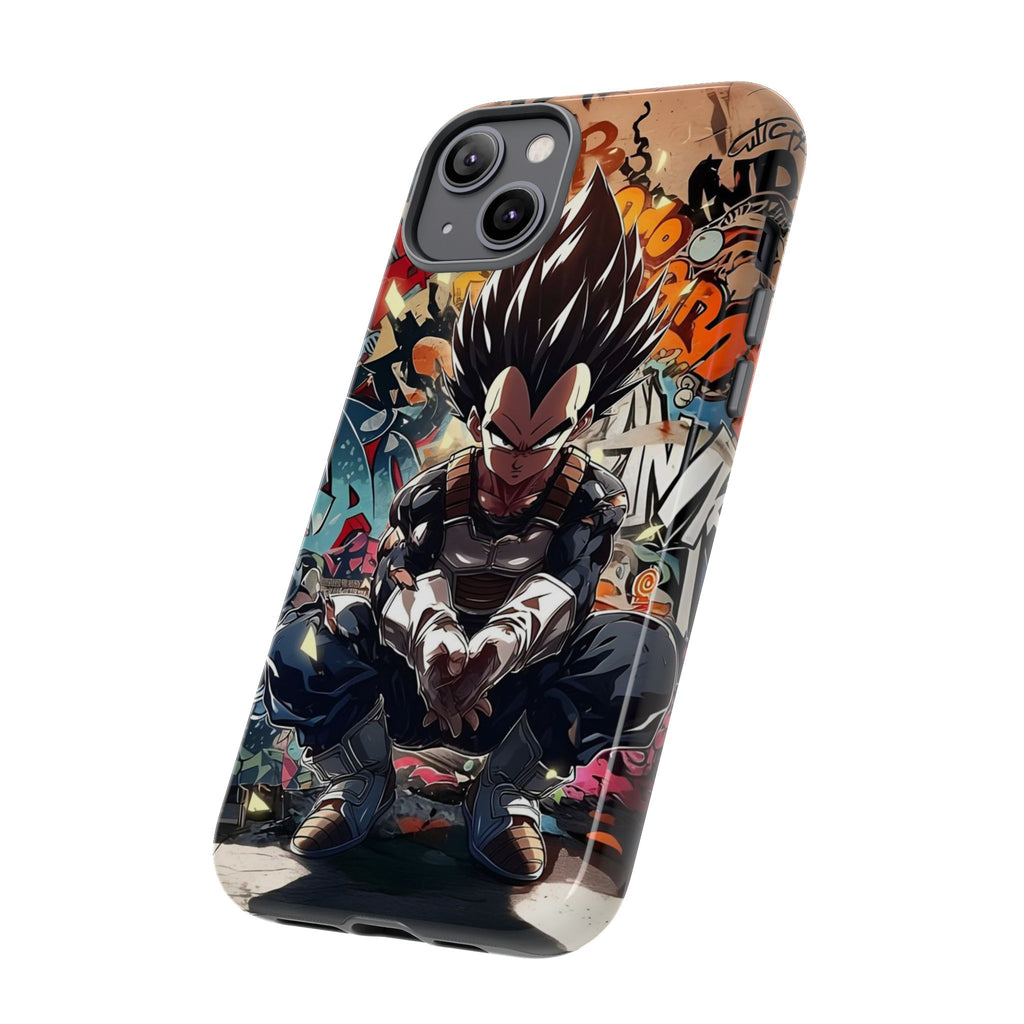 Anime Vegeta Dragon ball Z Tough Cases for iPhones, Samsung, and Pixel
