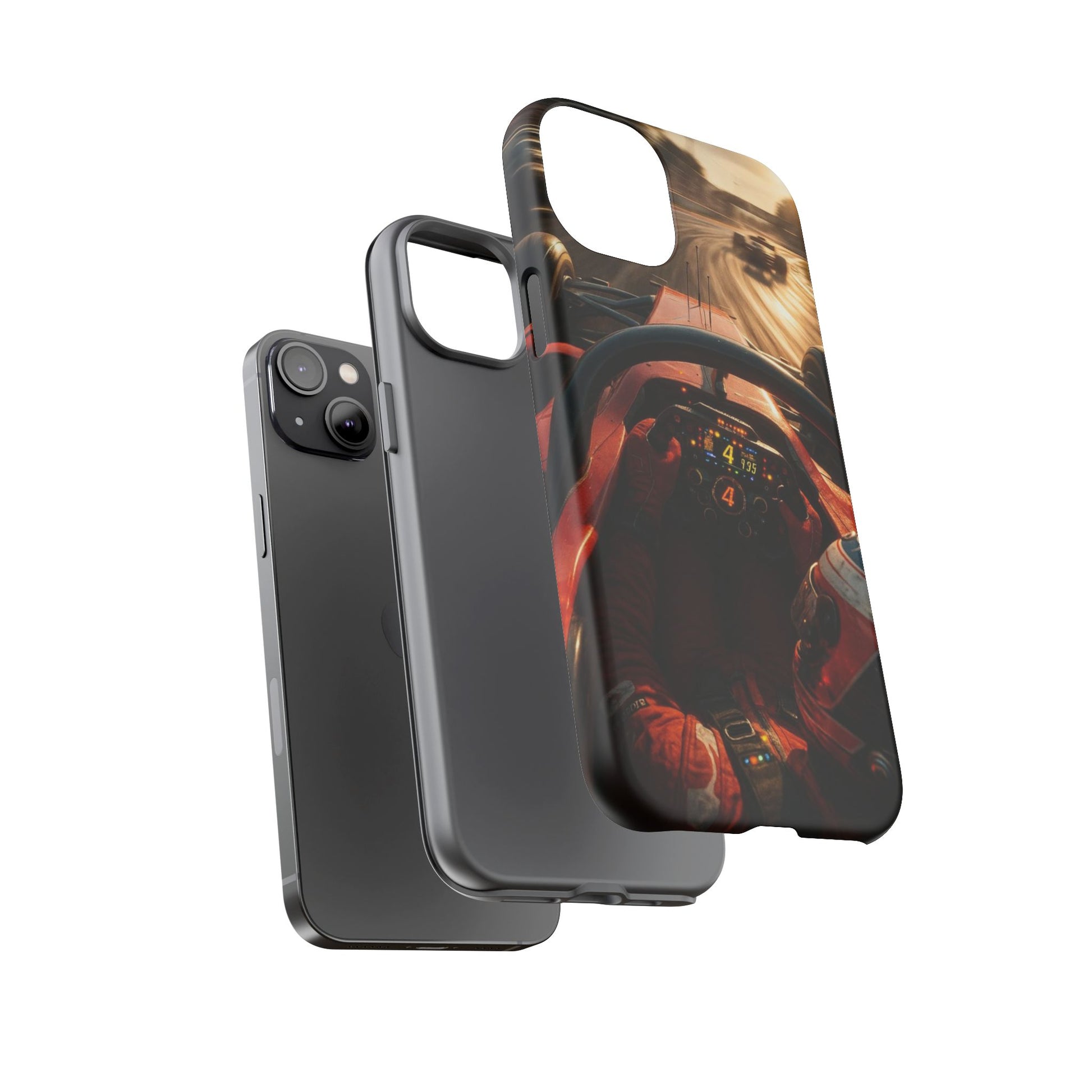 Formula 1 Cockpit Phone Case, Tough Cases for iPhones, Samsung, and Pixel