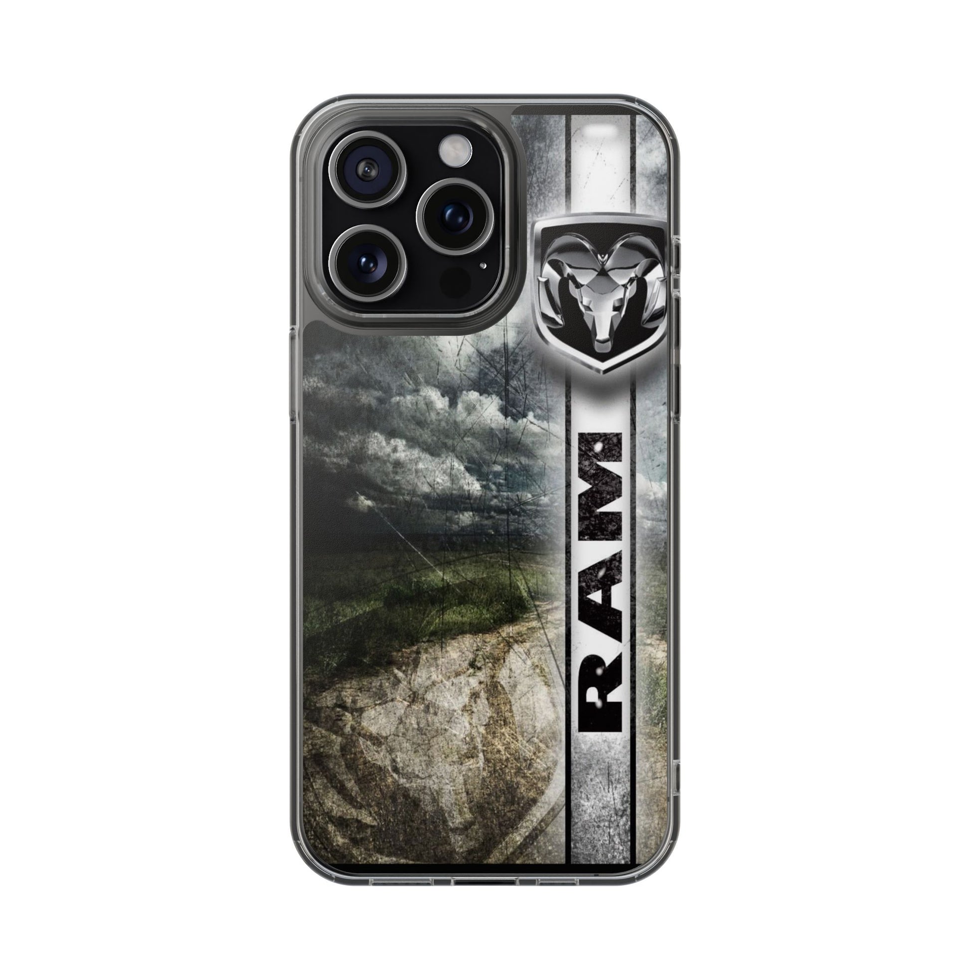 Phone Case, Dodge Ram Logo Clear Case for iPhone and Samsung, Truck Lover Gift,