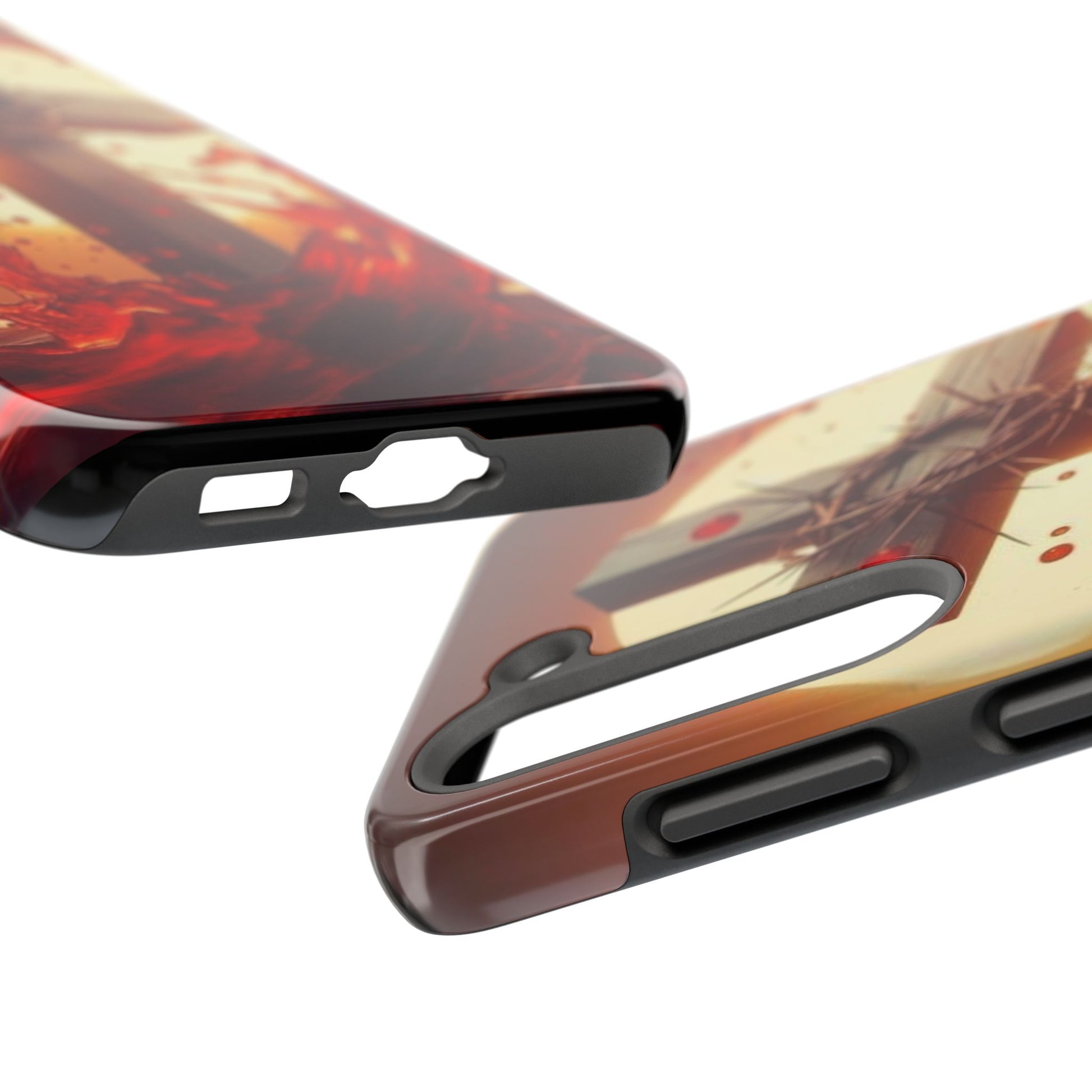 Blood of Christ Christian Theme Phone Cases for iPhones & Samsung Phones
