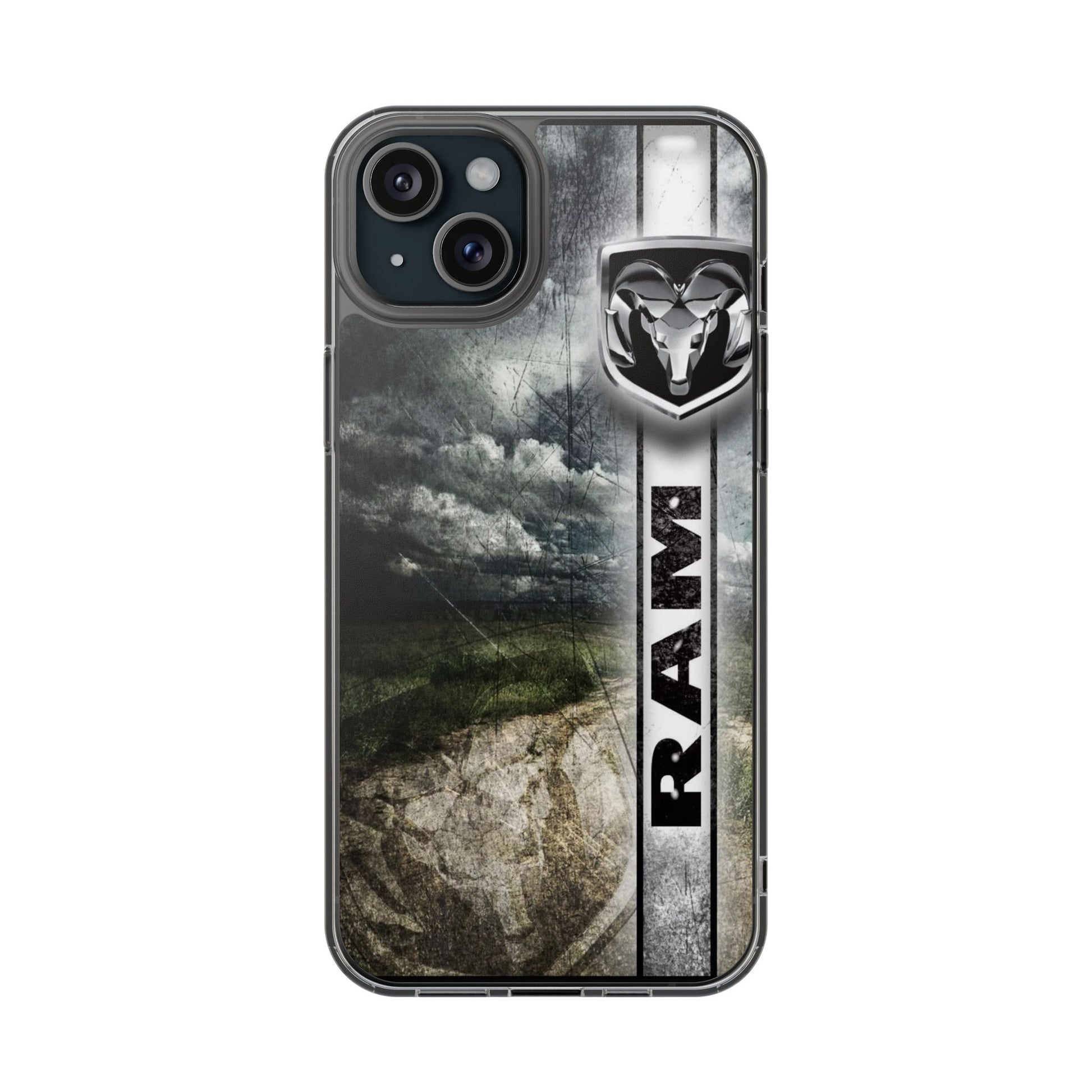 Phone Case, Dodge Ram Logo Clear Case for iPhone and Samsung, Truck Lover Gift,