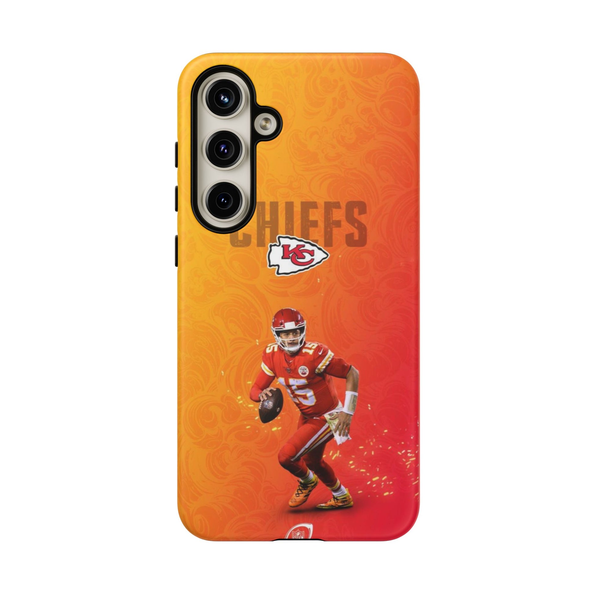 Kansas City Chiefs Patrick Mahomes Football Tough Cases for iPhones, Samsung, and Pixel