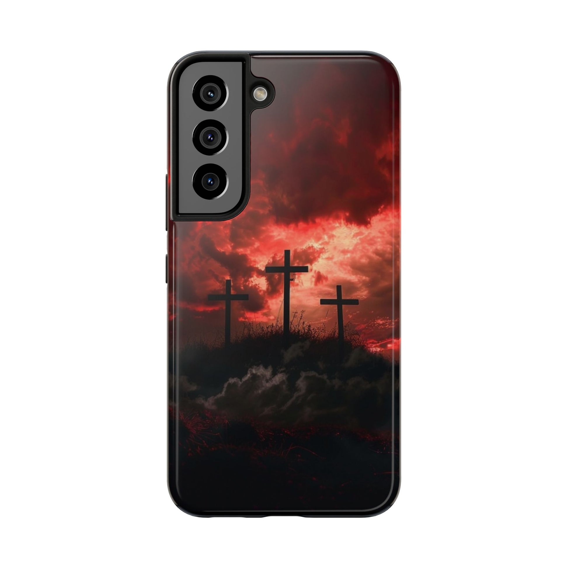 Crosses at Golgotha Christian Cases for iPhones & Samsung Phones