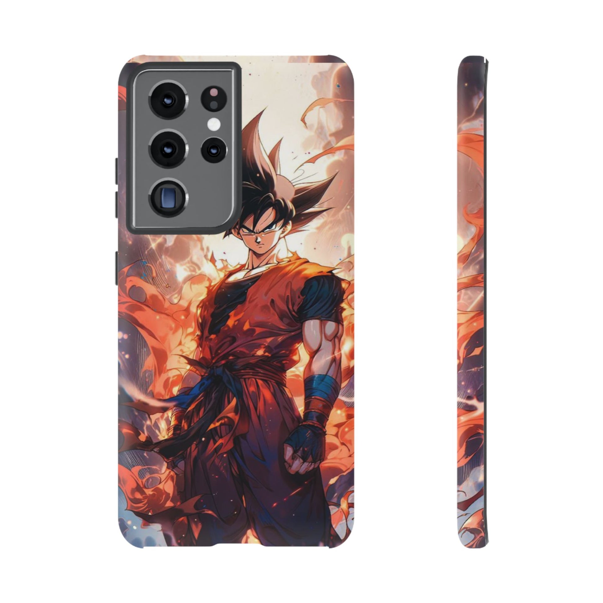 Anime Manga Dragon Ball Z Goku Tough Cases for iPhones, Samsung, and Pixel