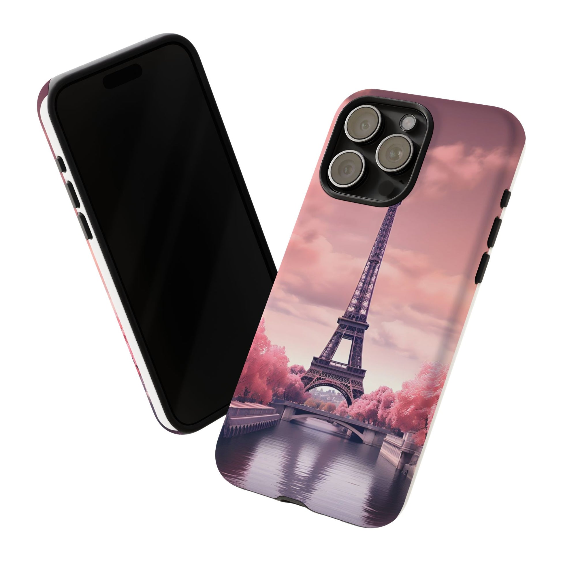 Eiffel Tower Paris Tough Cases for iPhones, Samsung, and Pixel