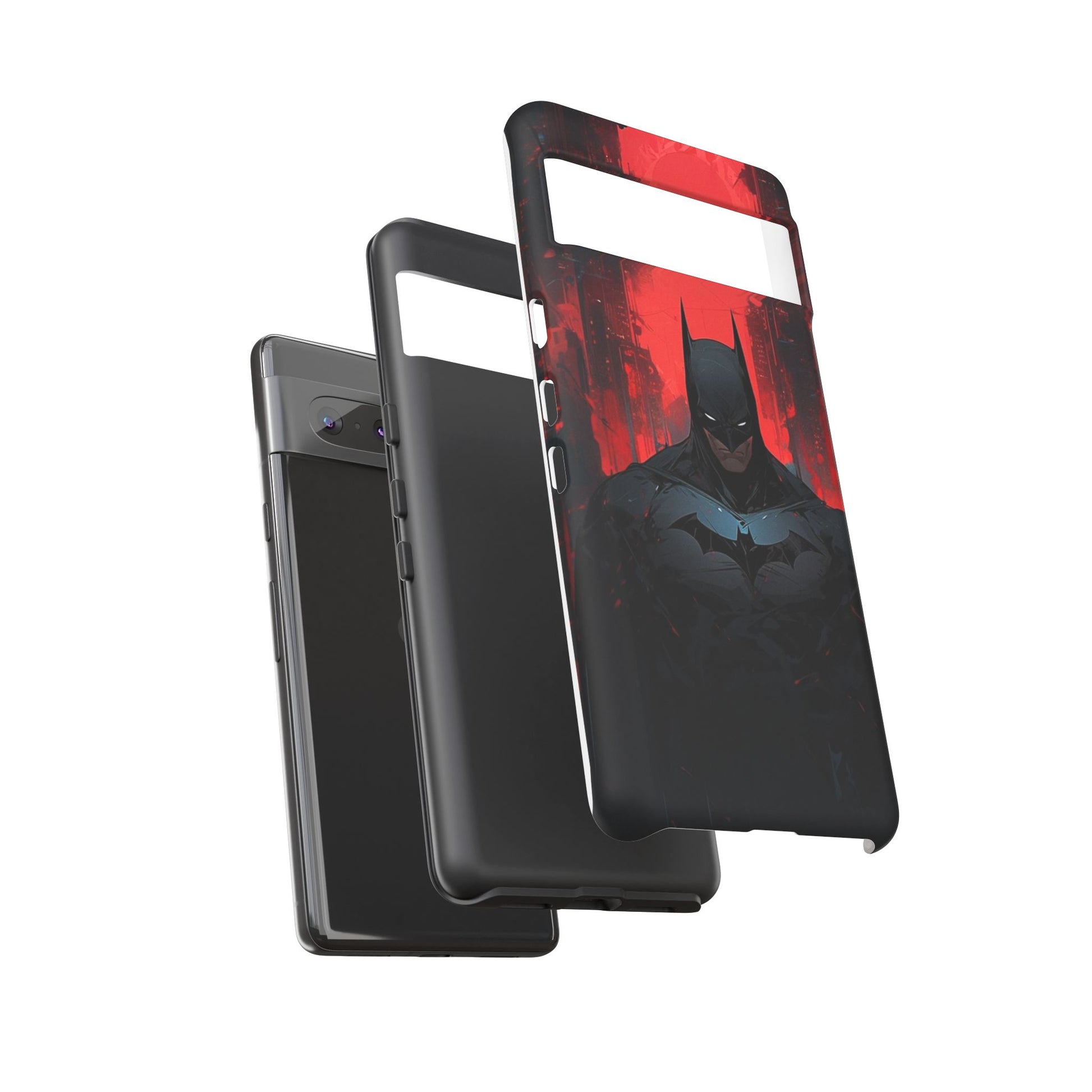 The Dark Knight Batman Tough Cases for iPhones, Samsung, and Pixel