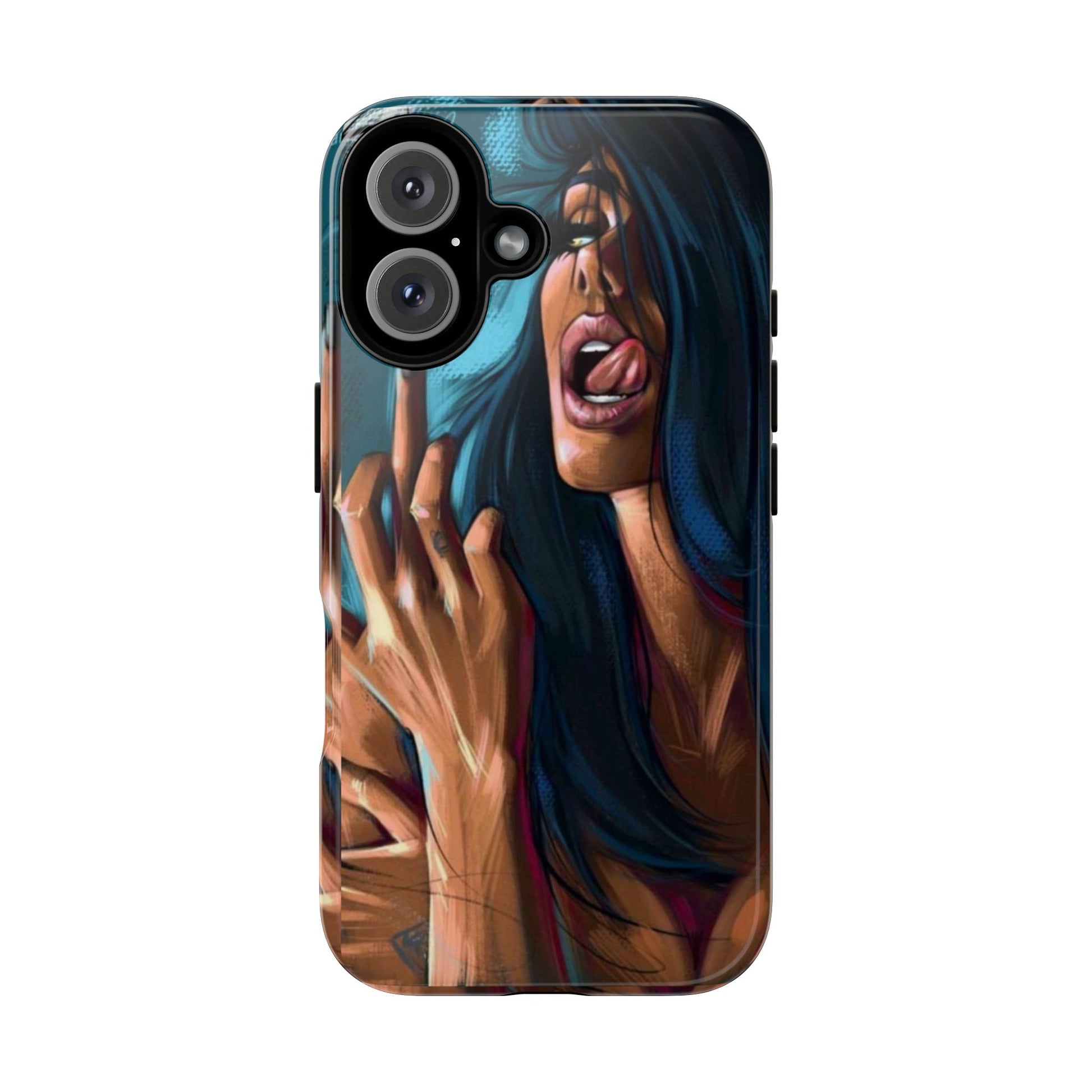 Tough Girl Theme Urban Design Cases for iPhones, Samsung, and Pixel