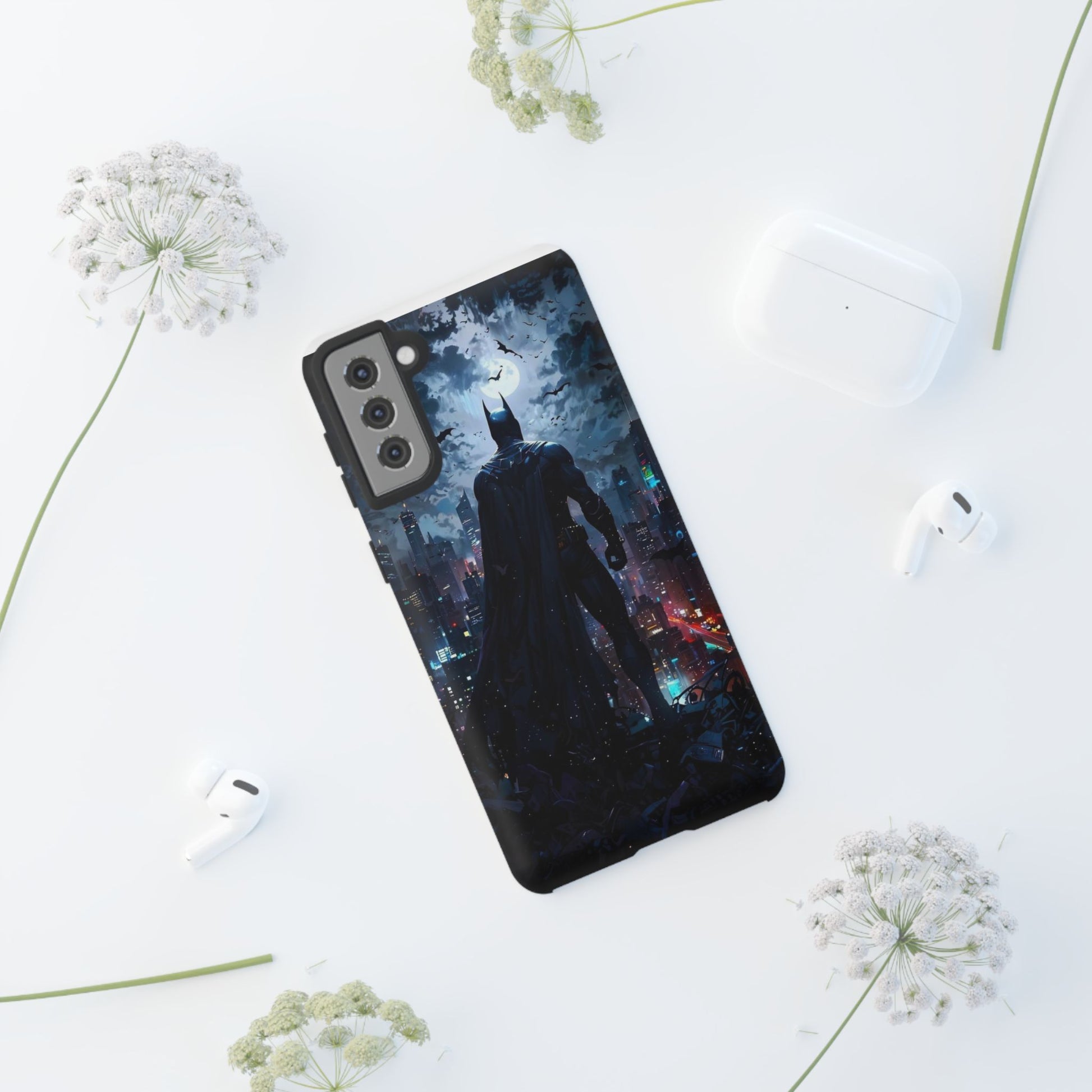 Gotham City Batman Tough Cases for iPhones, Samsung, and Pixel