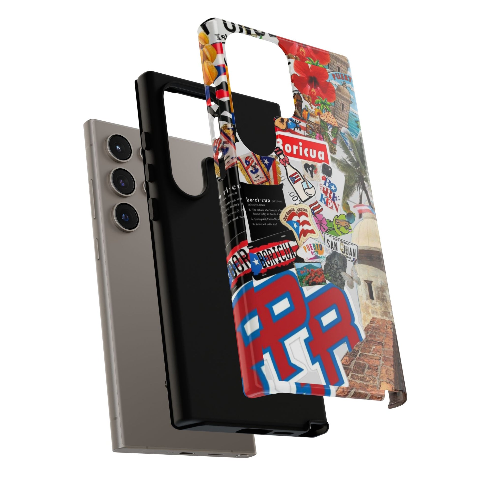 Puerto Rico Boricua Art Tough Cases for iPhones, Samsung, and Pixel