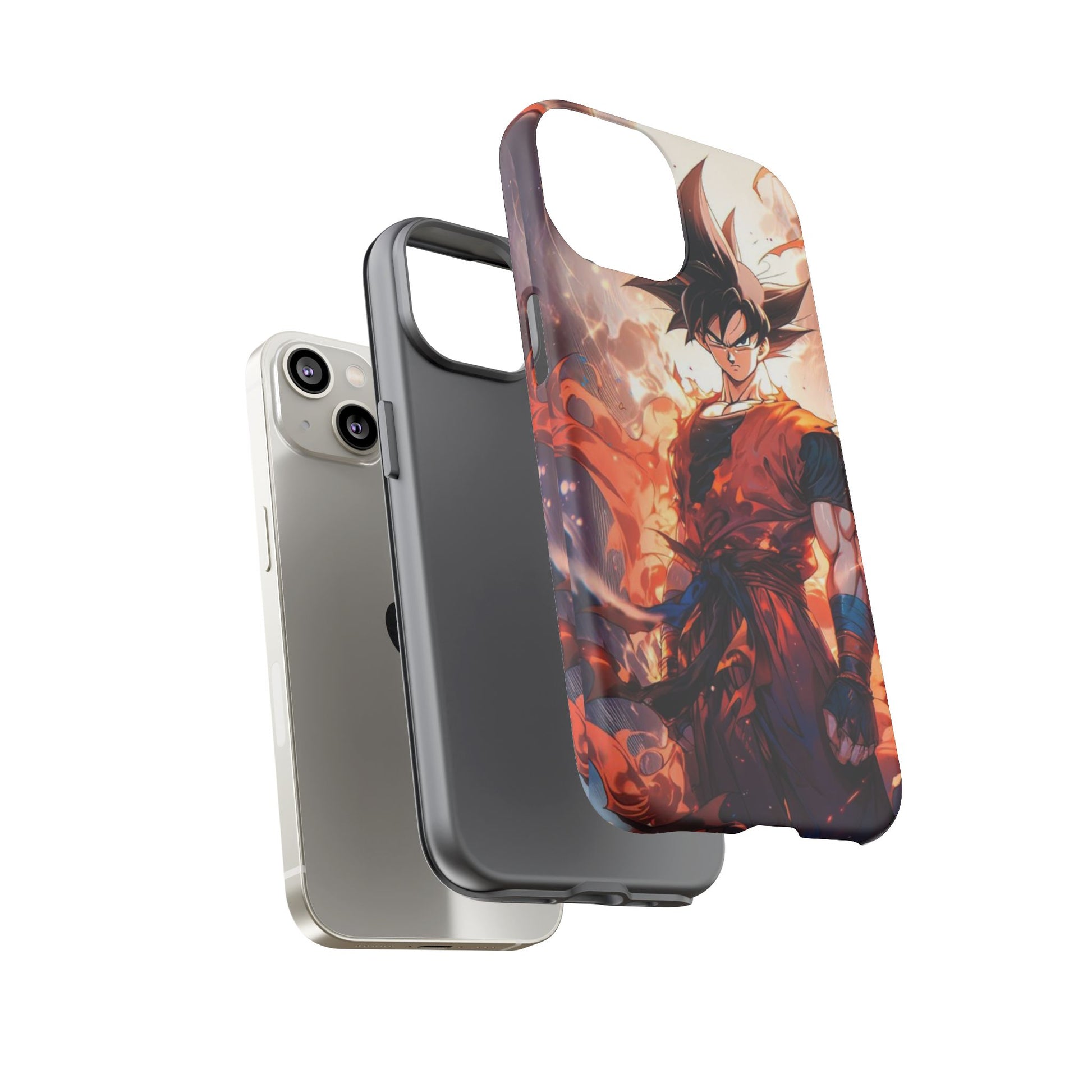 Anime Manga Dragon Ball Z Goku Tough Cases for iPhones, Samsung, and Pixel