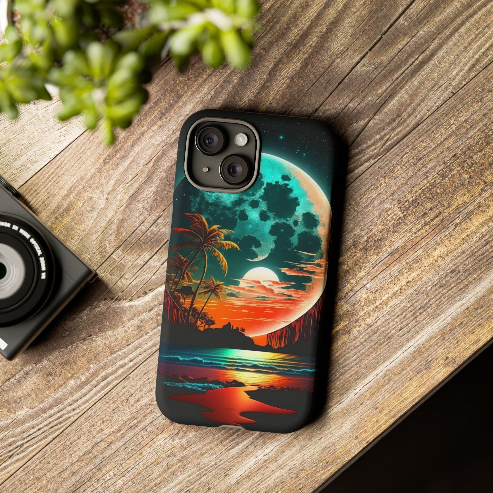 Fantasy Beach Sunset Landscape Phone Case for iPhone, Samsung Galaxy, & Pixel Phones