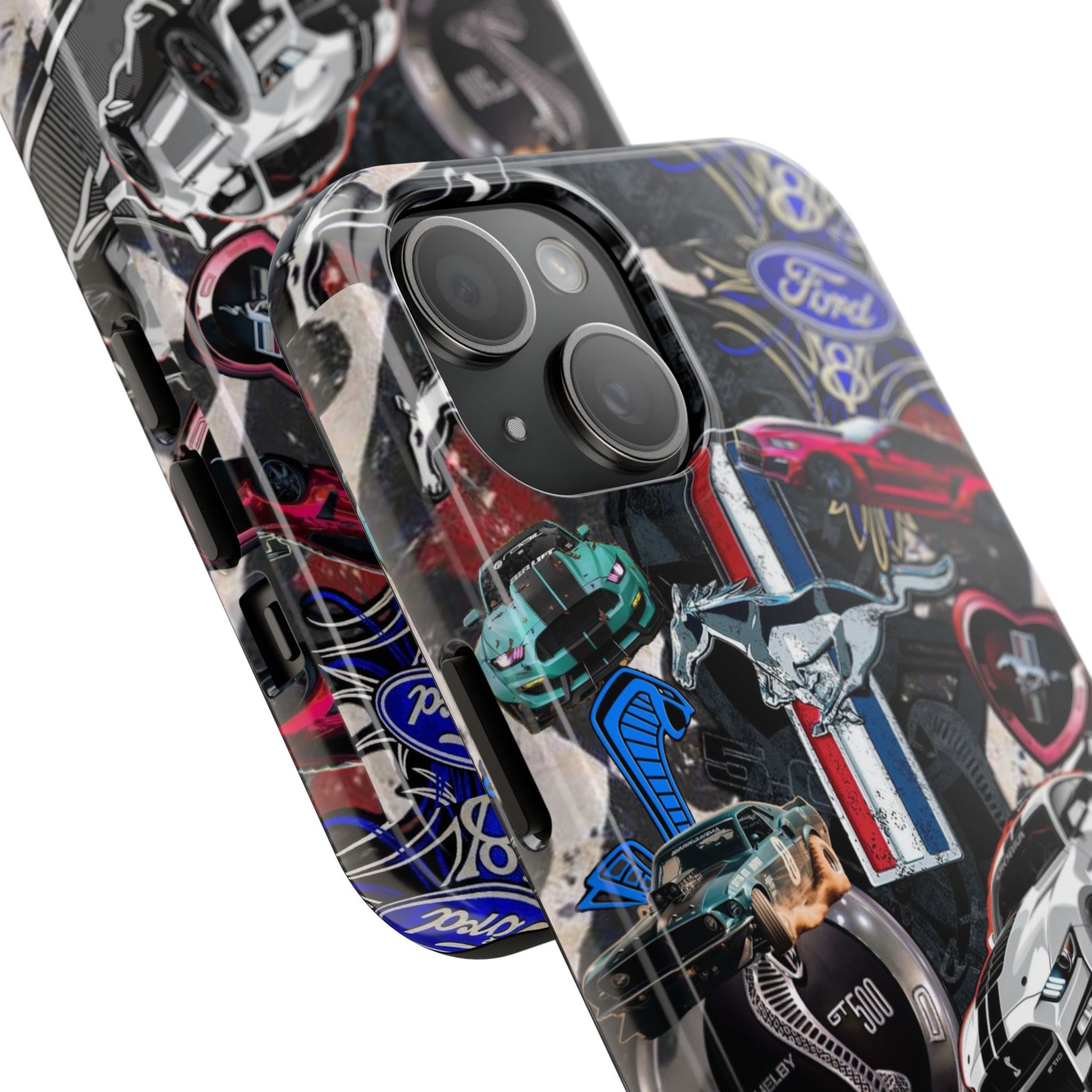 History of Ford Mustangs Theme Phone Cases for Iphones & Samsung Phones