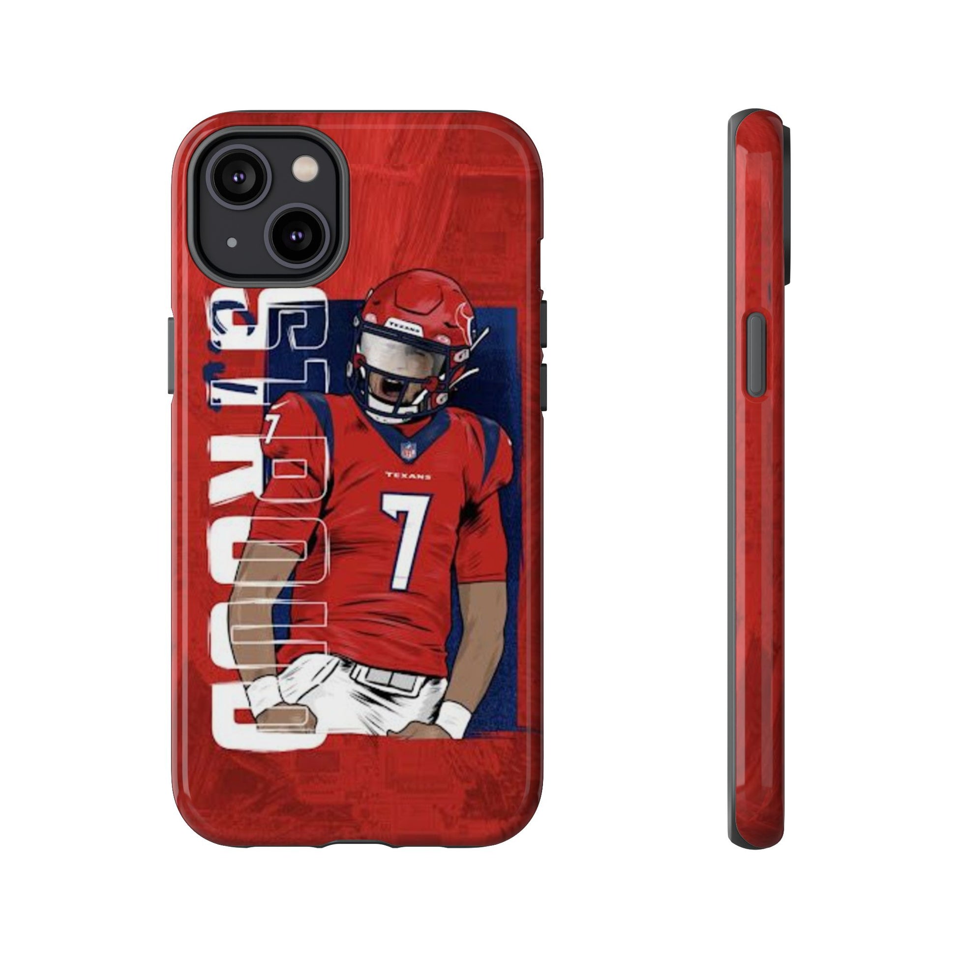 Houston Texans Football CJ Stroud Tough Cases for iPhones, Samsung, and Pixel
