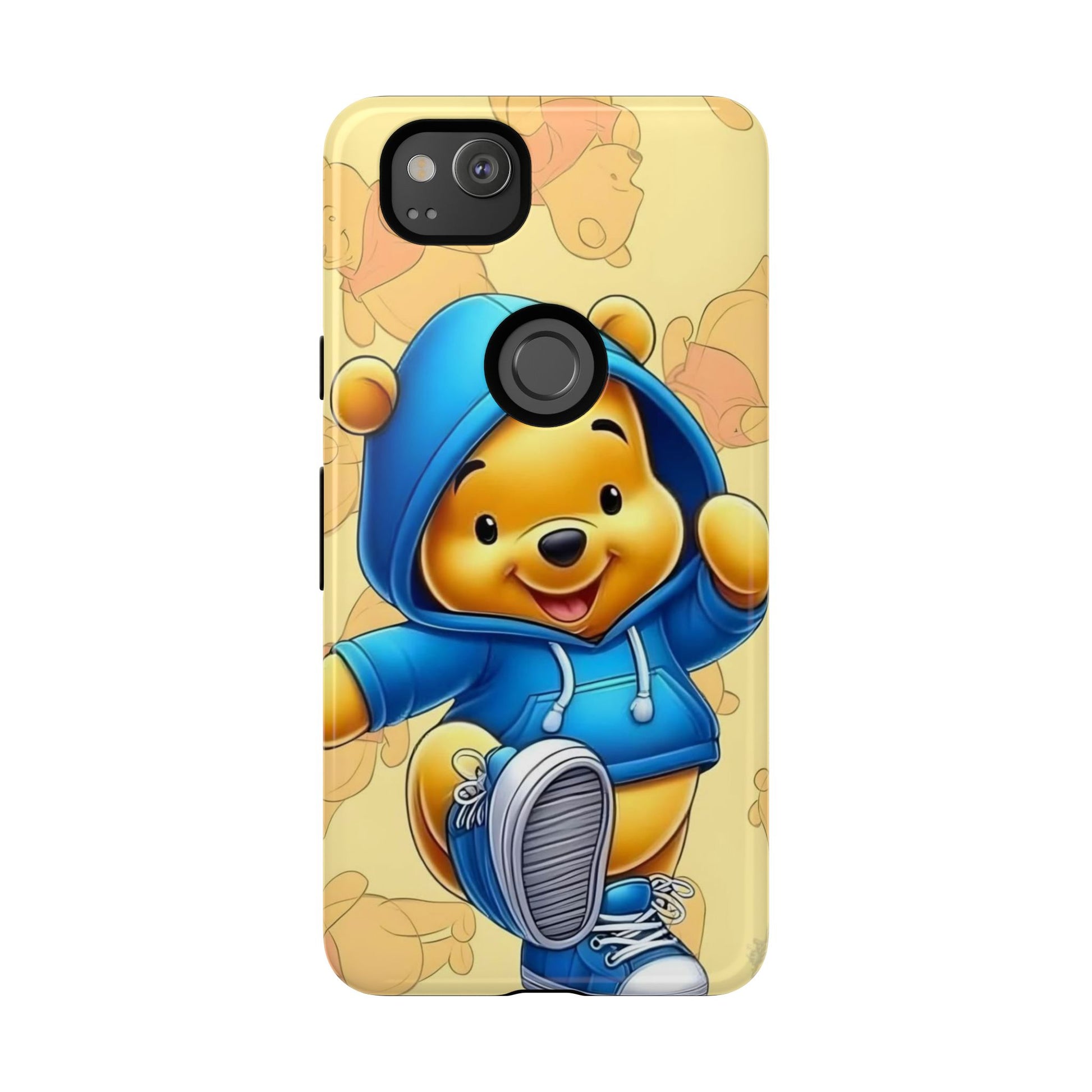 Cute Pooh Bear Phone Case, Tough Case