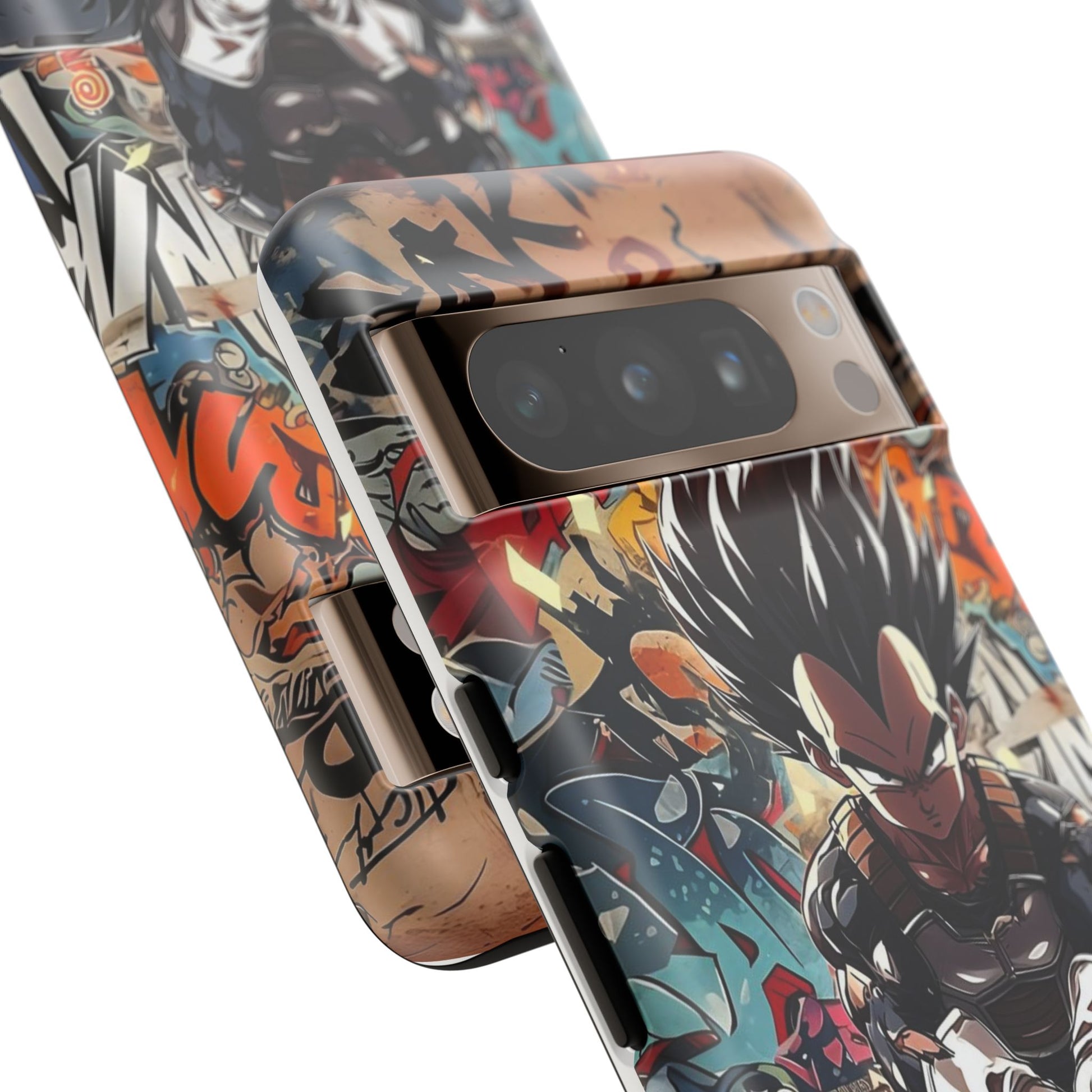 Anime Vegeta Dragon ball Z Tough Cases for iPhones, Samsung, and Pixel