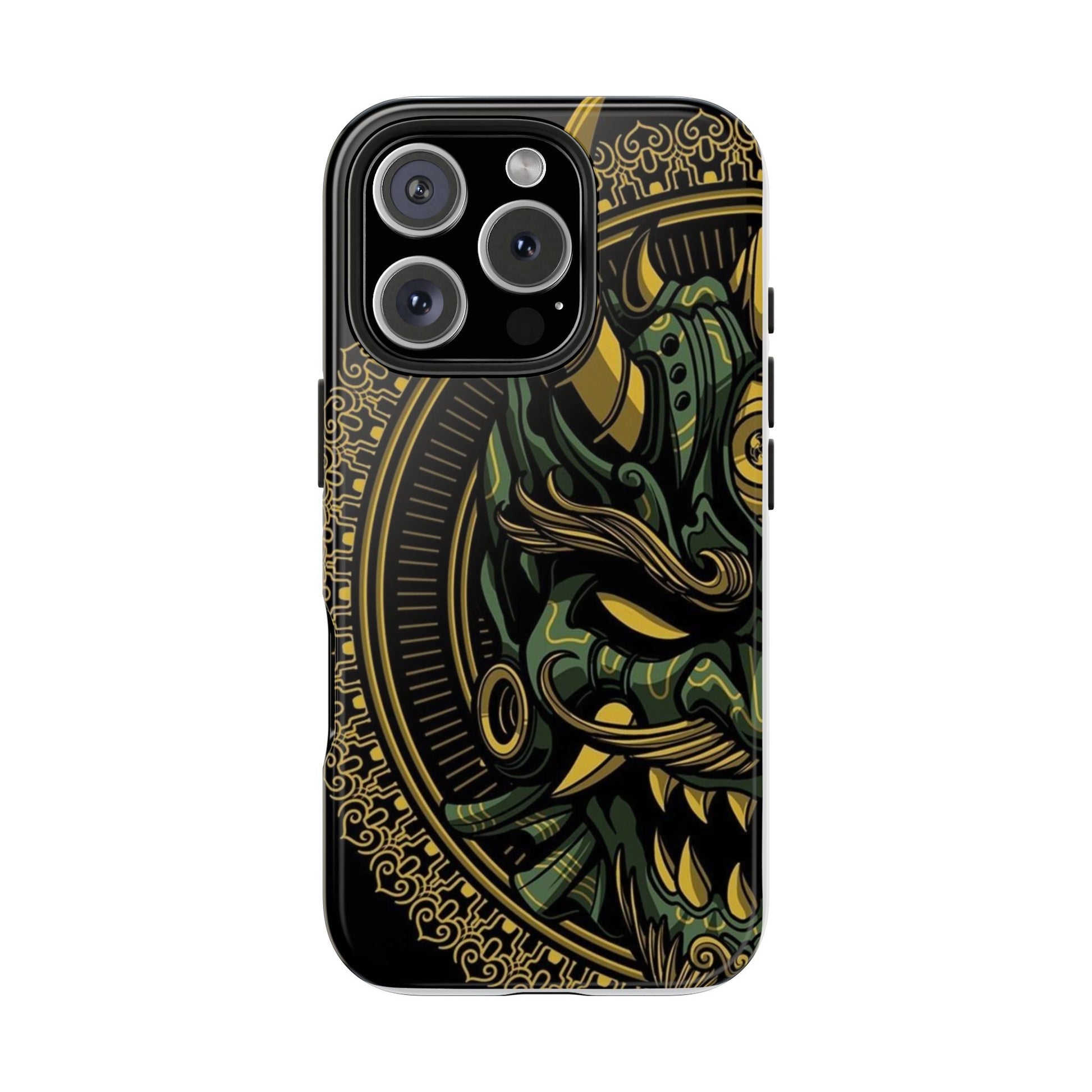 Kabuki Mask Theme Phone Cases for Iphones & Samsung Durable