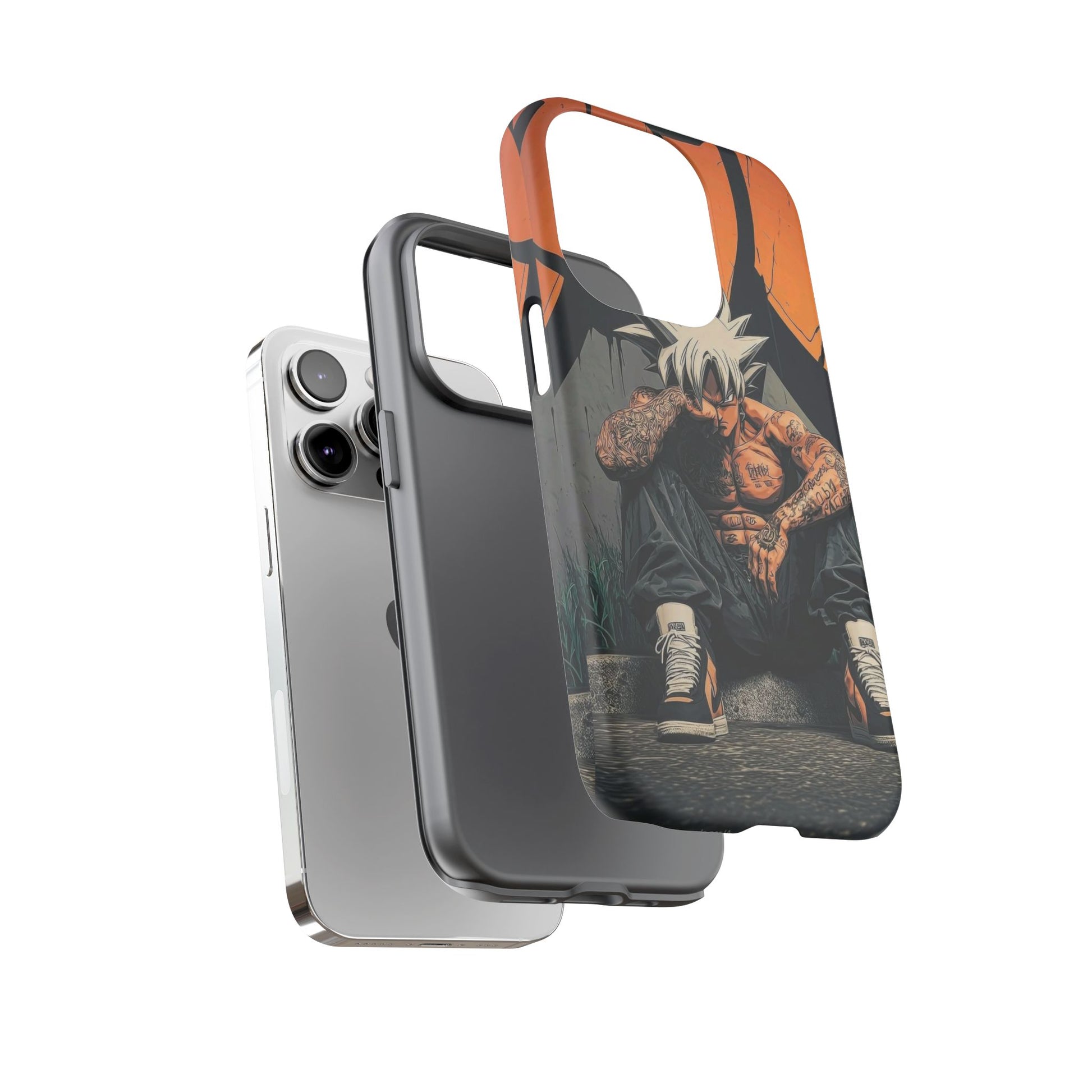 Anime DBZ Thug Tough Cases for iPhones, Samsung, and Pixel