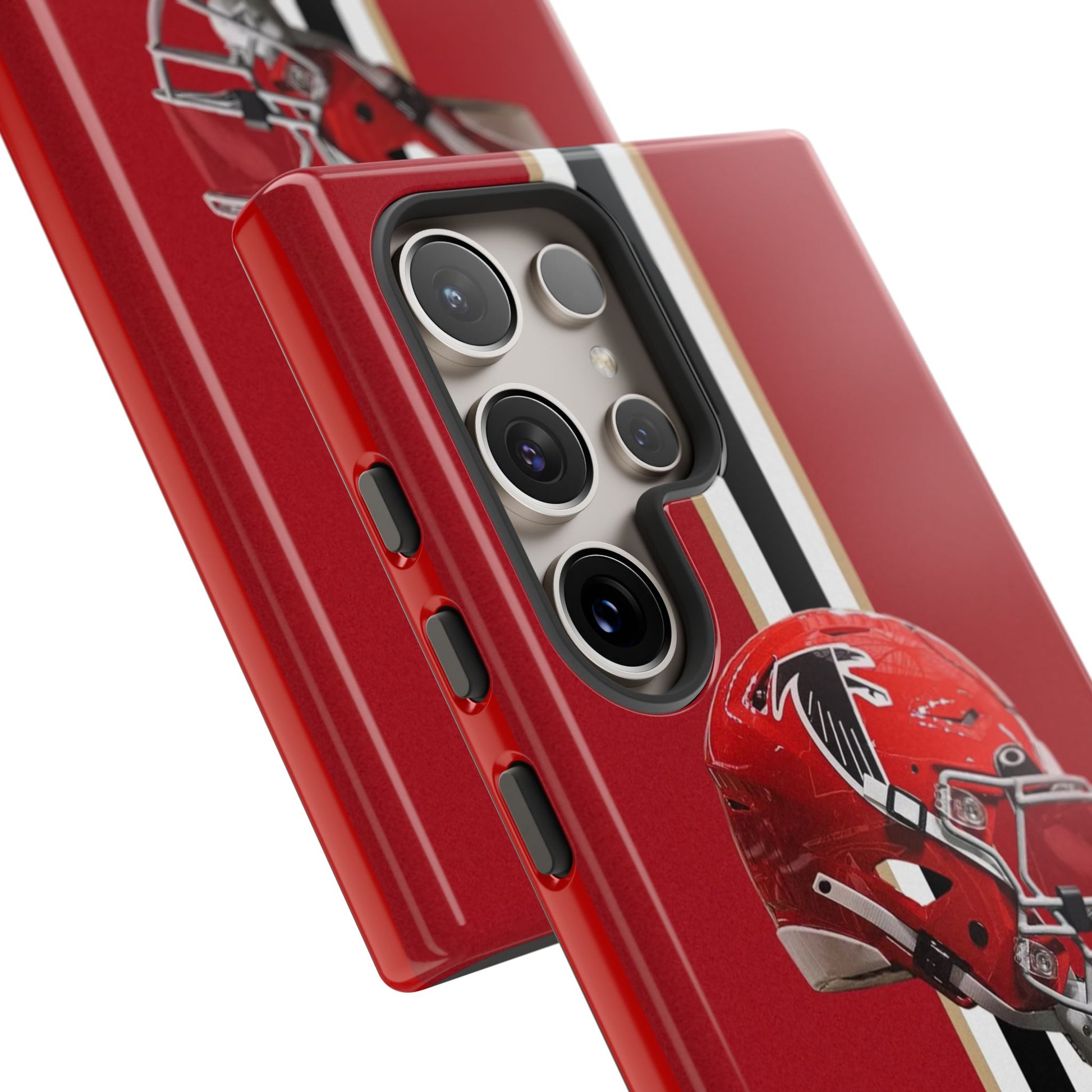 Atlanta Falcons Football Helmet Logo Tough Cases for iPhones, Samsung, and Pixel