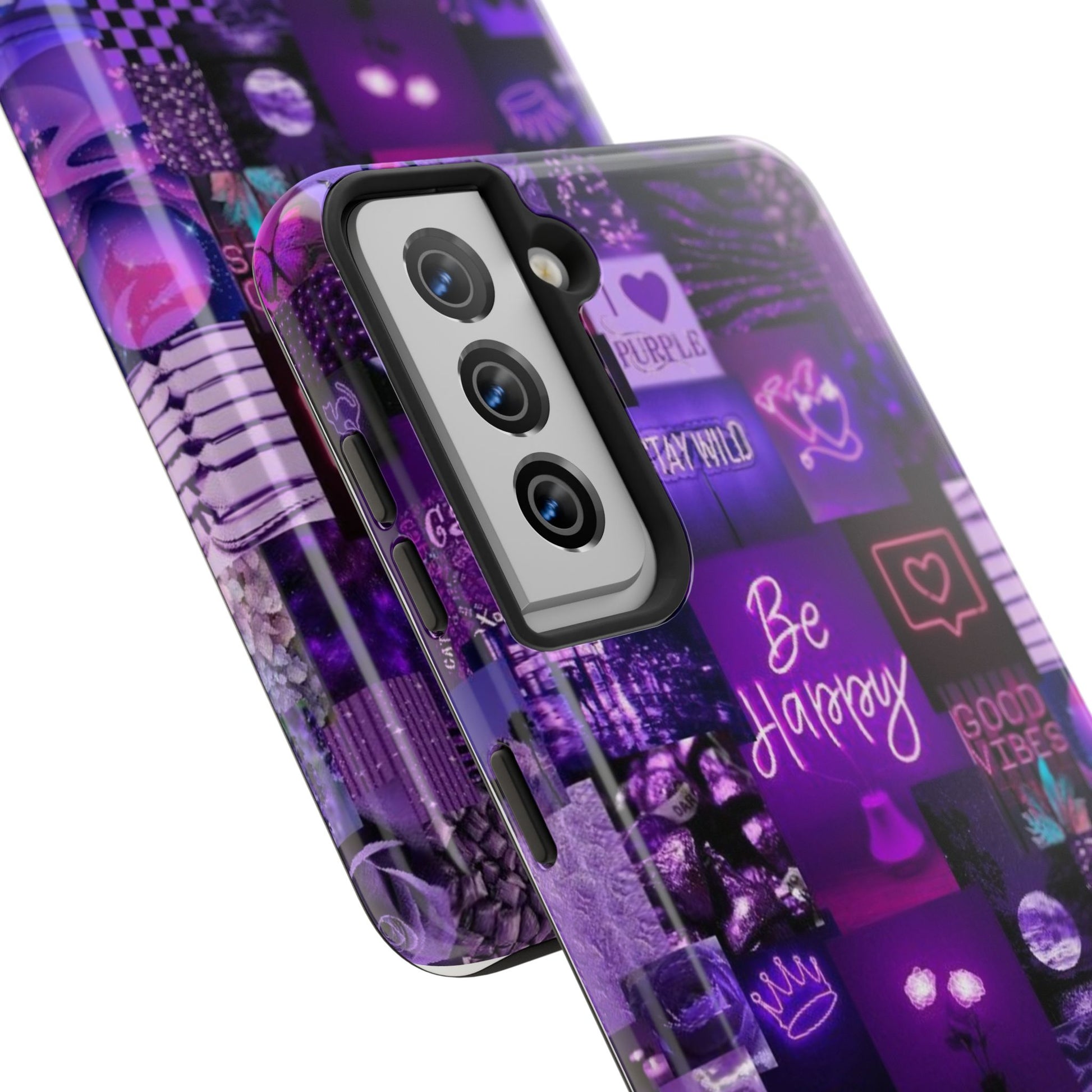 Be Happy Themed Tough Phone Cases for Iphones & Samsung Phones
