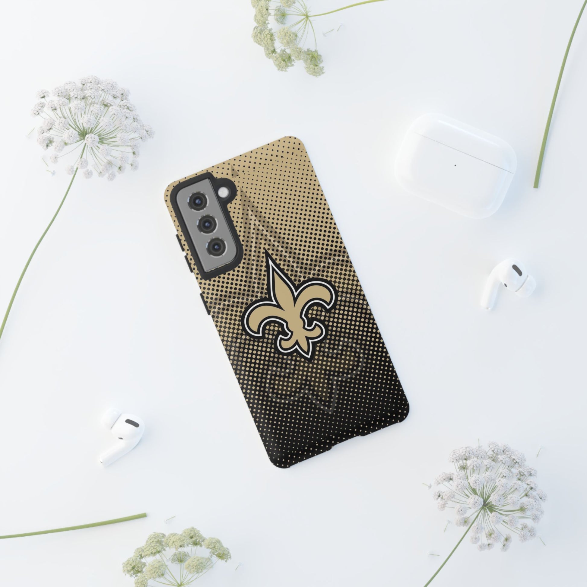 New Orleans Football Saints Logo Tough Cases for iPhones, Samsung, and Pixel