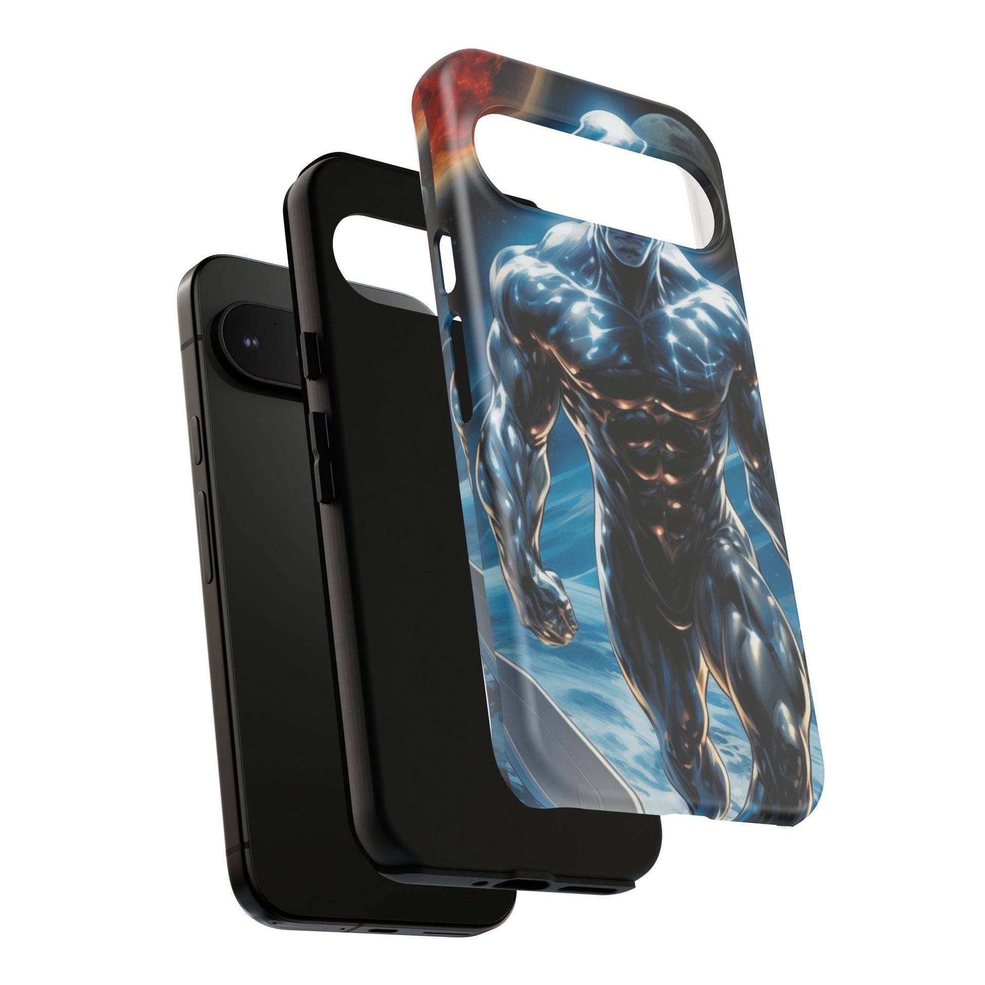 The Silver Surfer Comic Art Phone Case, Tough Cases for iPhones, Samsung, and Pixel