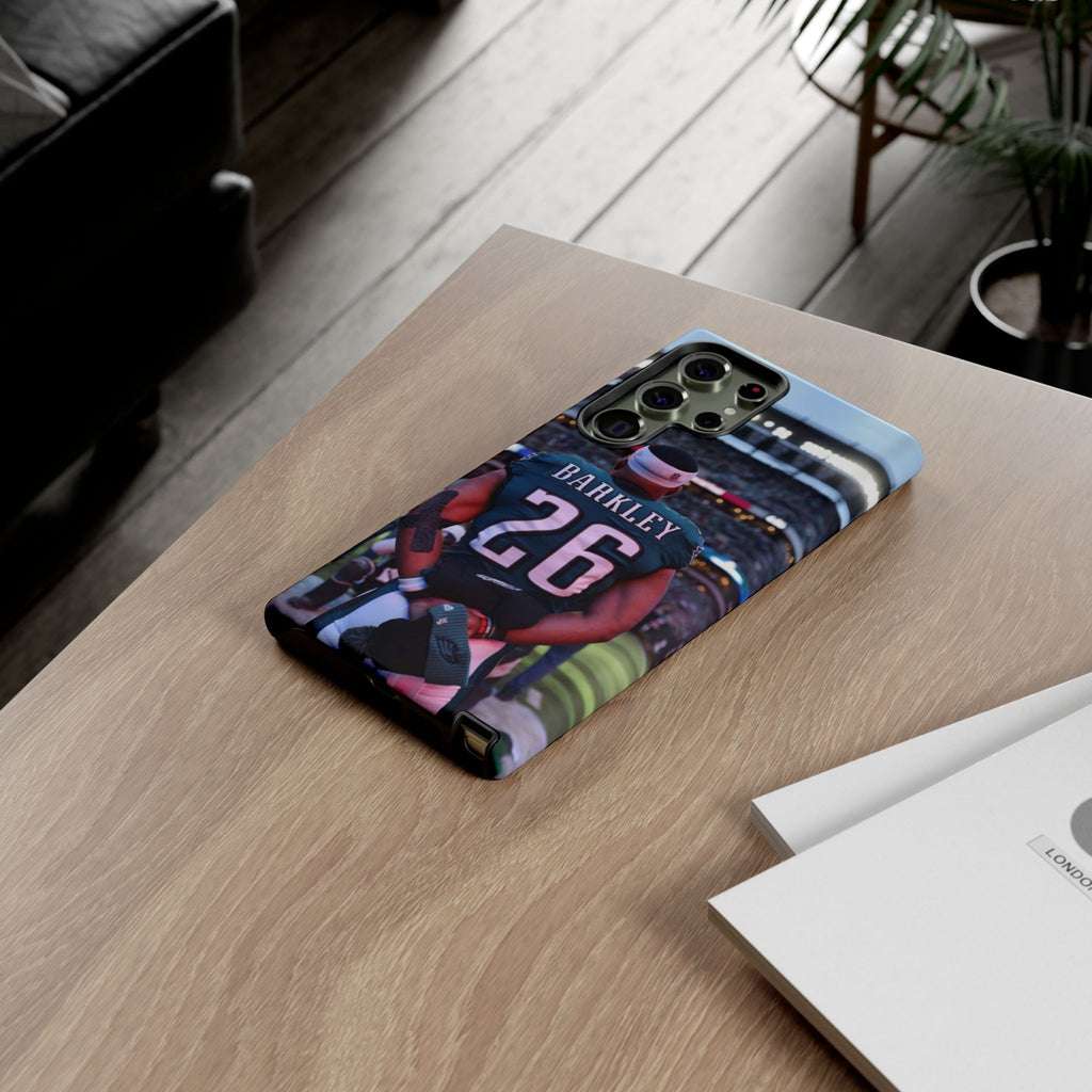 Eagles Football Saquon Barkley Tough Cases for iPhones, Samsung, and Pixel