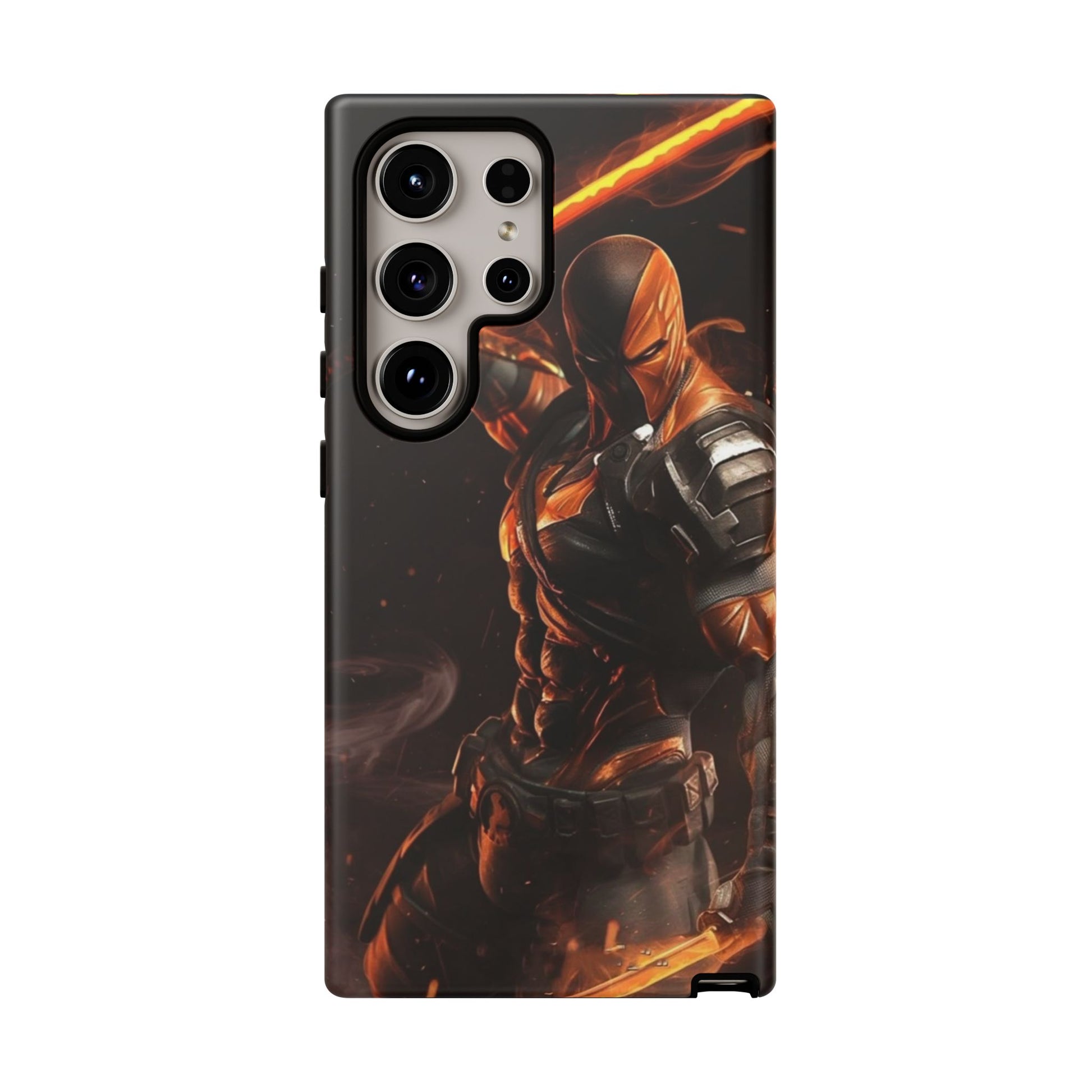 DC Comics Death Stroke Tough Cases for iPhones, Samsung, and Pixel