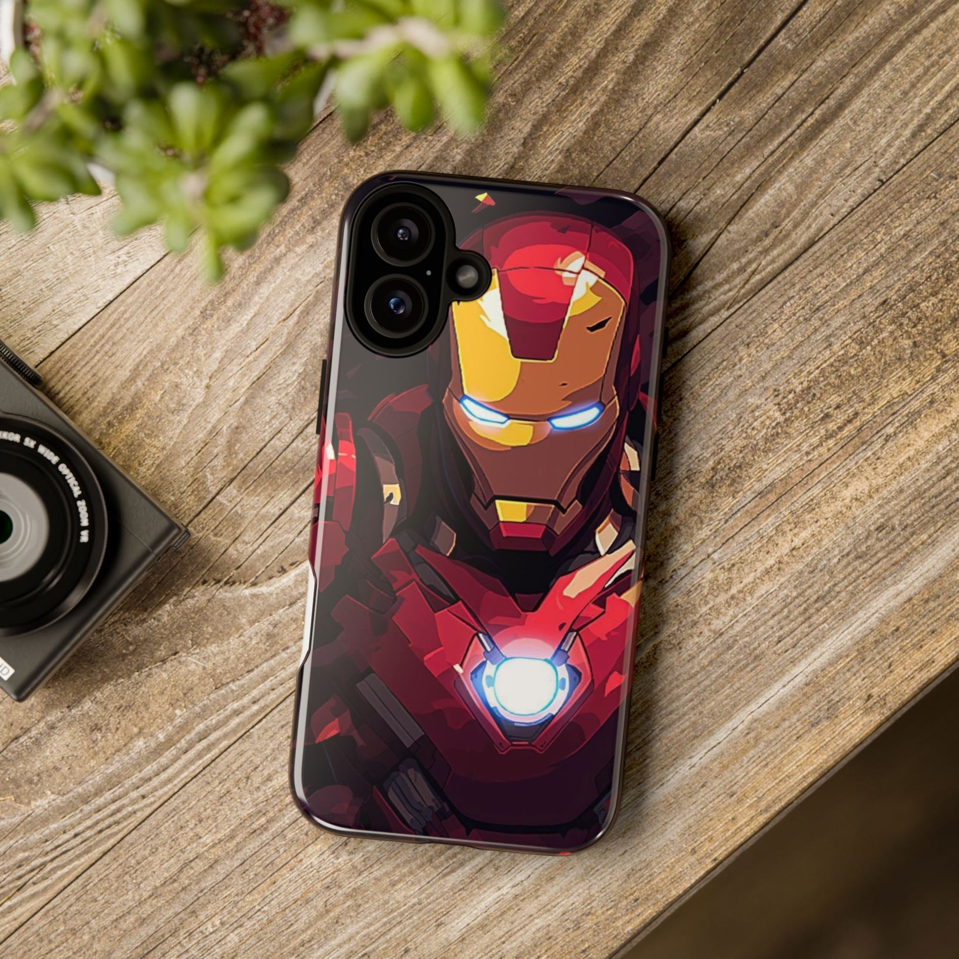 Invincible Iron Man Tough Cases for iPhones, Samsung, and Pixel