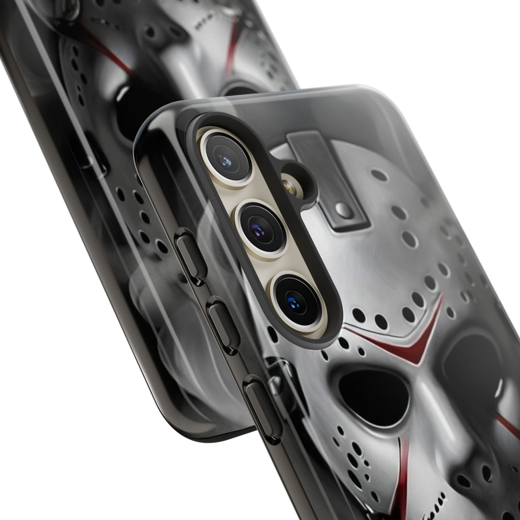 Friday the 13th Jason's Mask Tough Cases for iPhones, Samsung, and Pixel