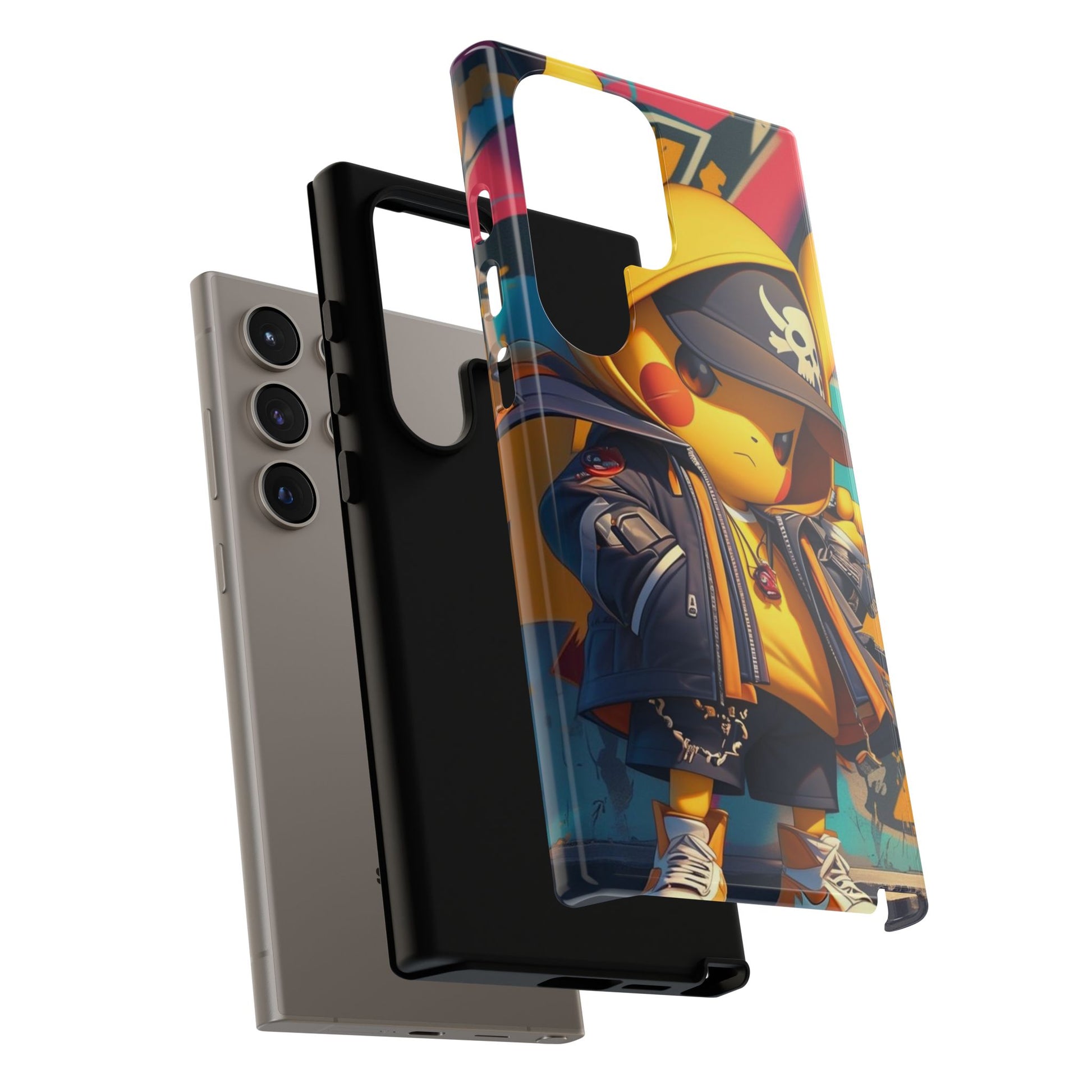 Cute Poke Bear Phone Case, Tough Cases for iPhones, Samsung, and Pixel