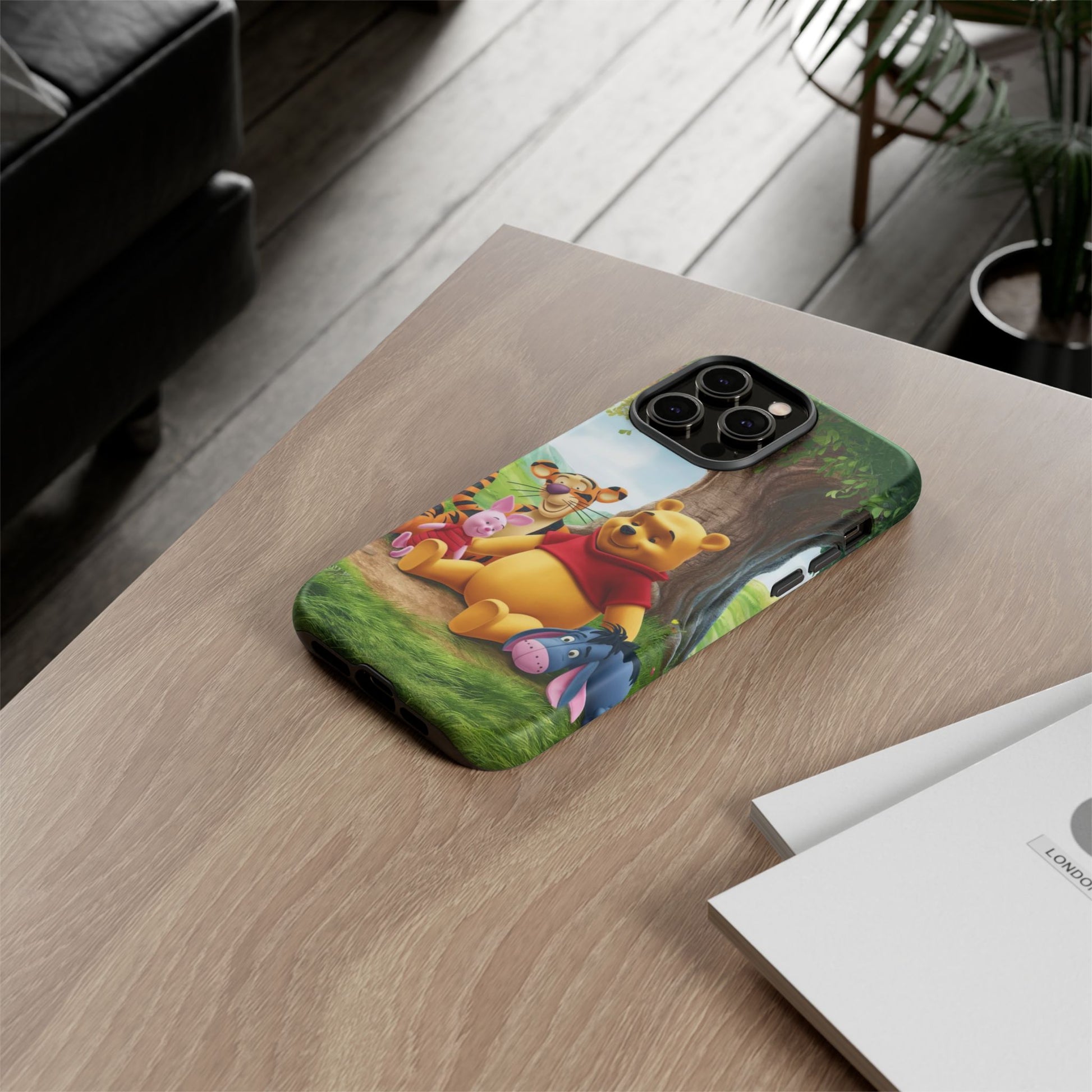 Cute Pooh Bear Phone Case, Tough Cases, Disney Phone for iPhones, Samsung, and Pixel