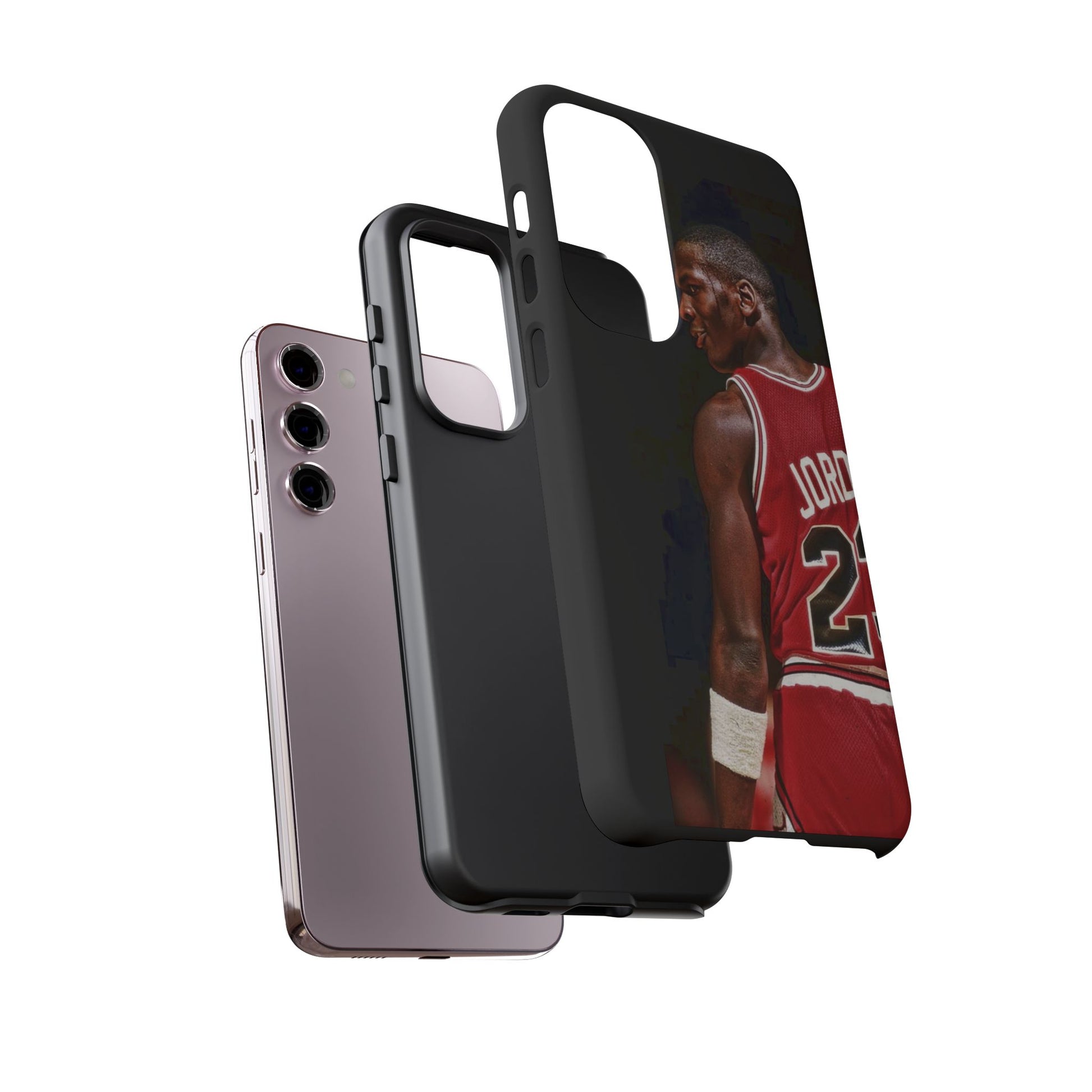 Basketball Legend Michael Jordan Tough Cases for iPhones, Samsung, and Pixel