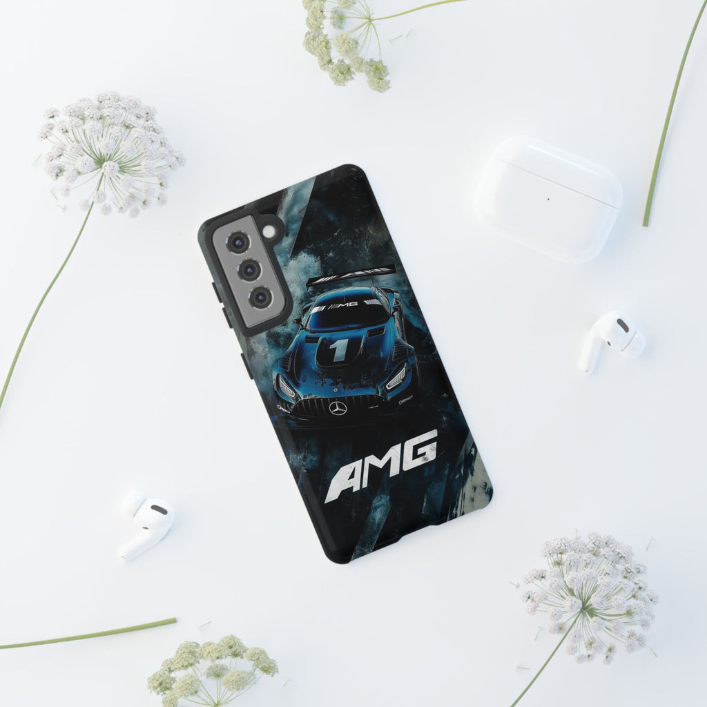 Mercedes AMG Racing Car Tough Cases for iPhones, Samsung, and Pixel