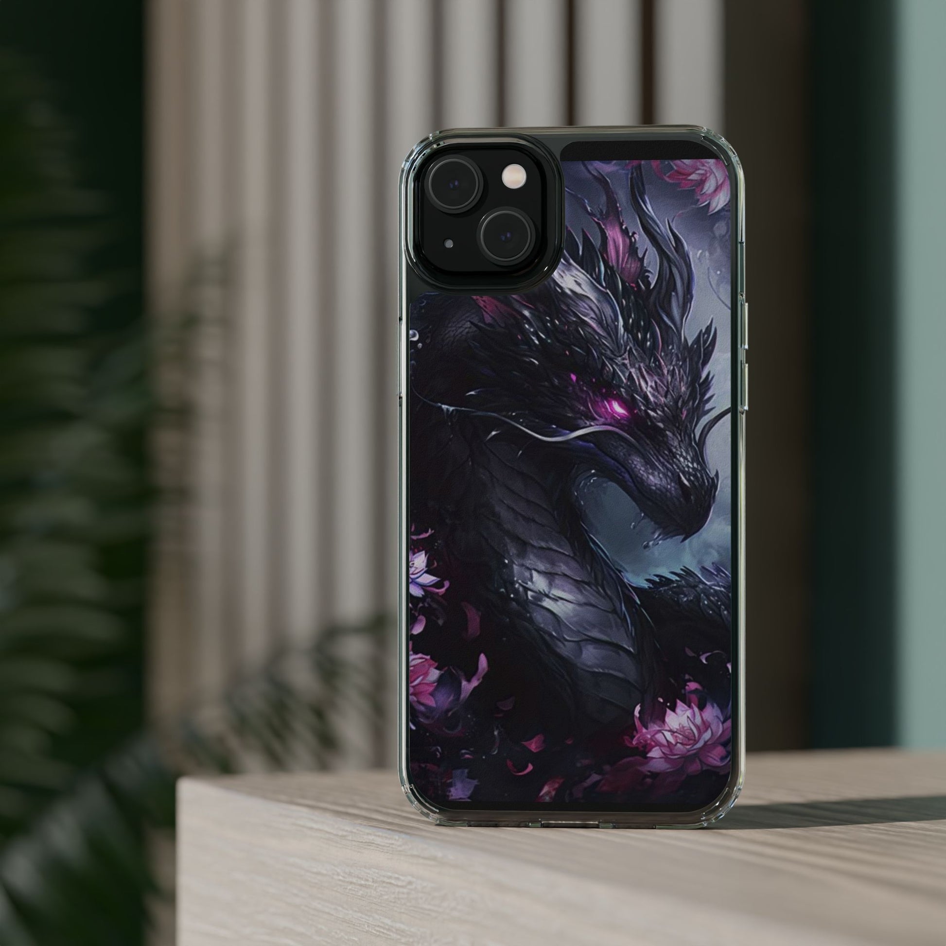 Phone Cases, Purple Dragon Design, iPhone Samsung Case, Protective Cover, Unique