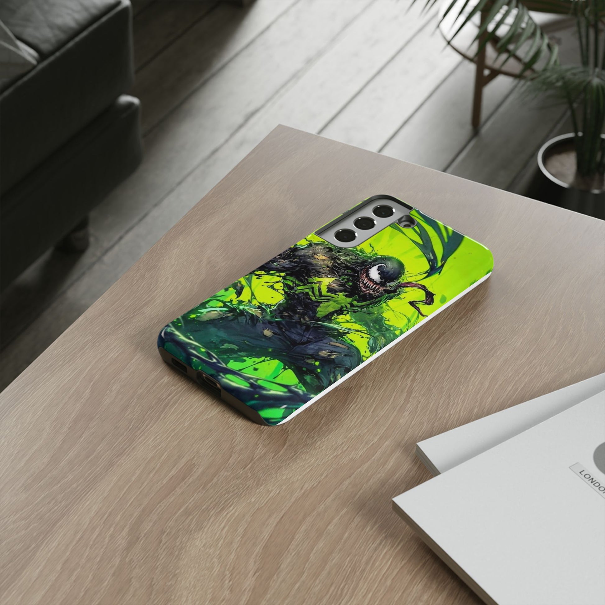 Evil Venom Phone Case, Tough Cases, Marvel Comics Phone for iPhones, Samsung, and Pixel