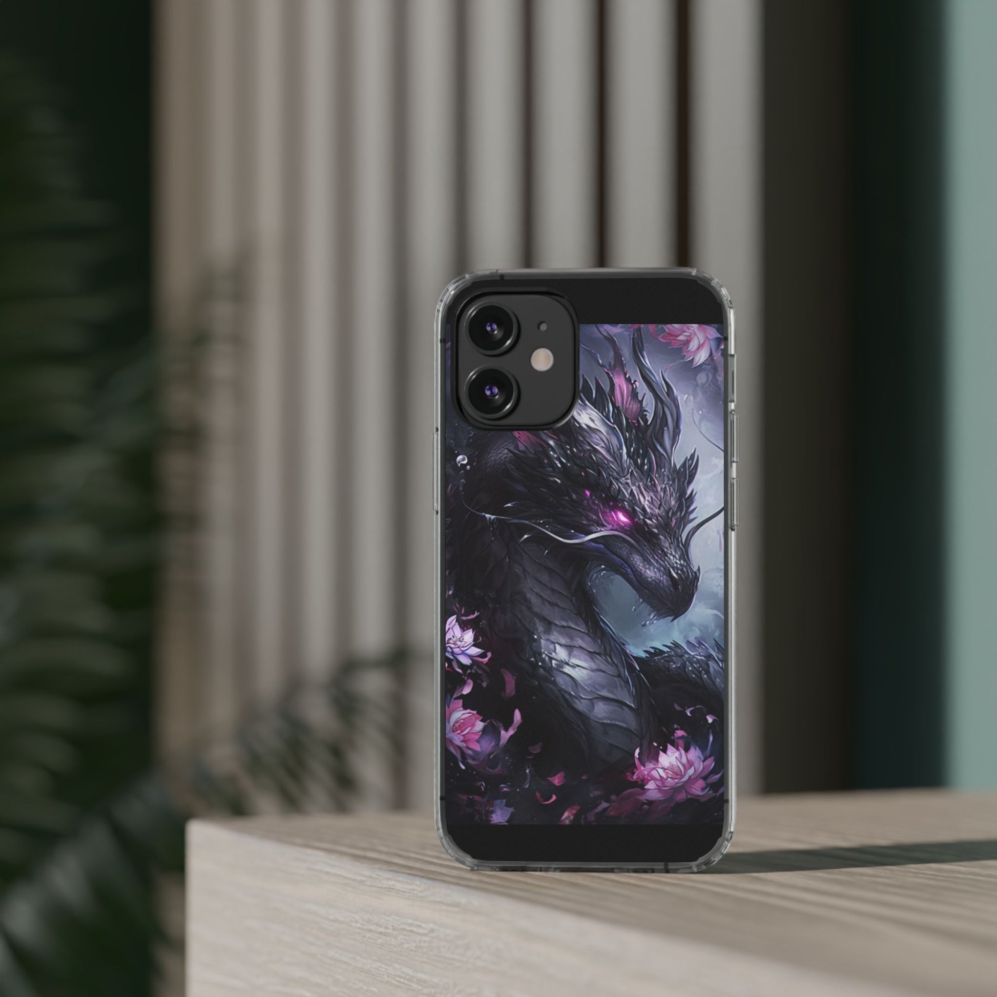 Phone Cases, Purple Dragon Design, iPhone Samsung Case, Protective Cover, Unique