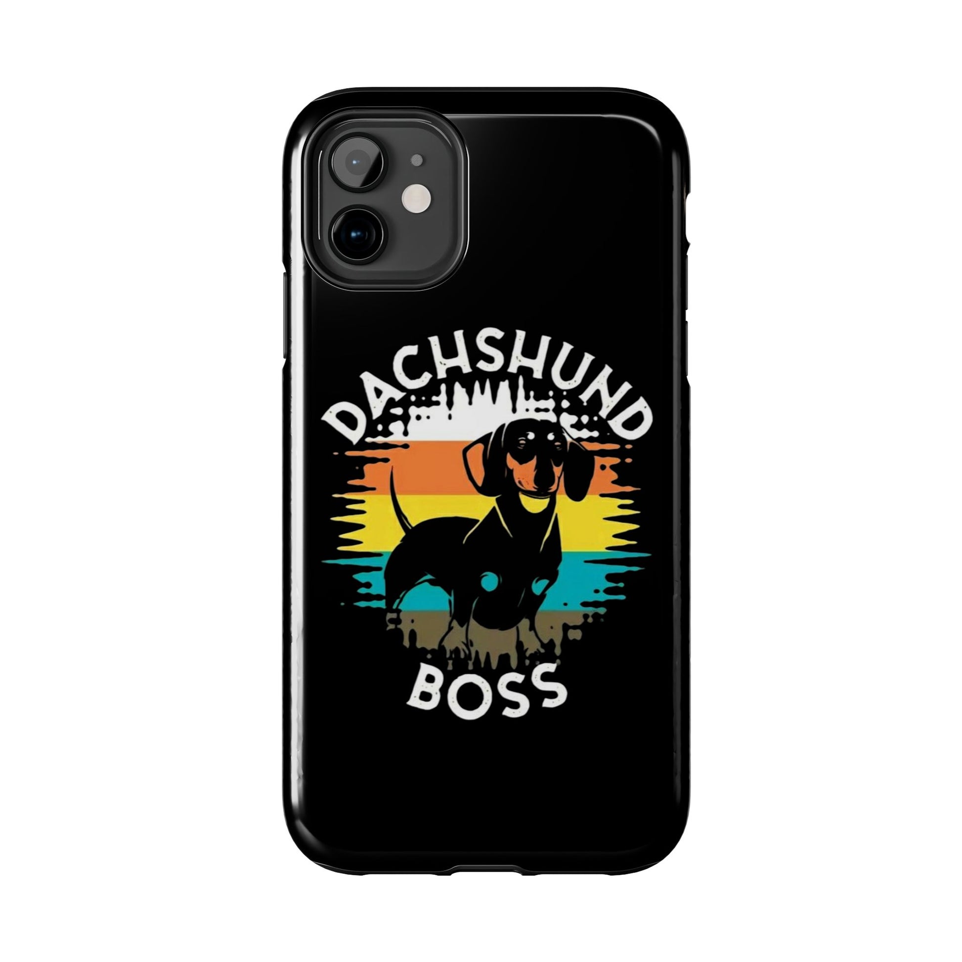 Dachshund Boss Theme Phone Cases for iPhones & Samsung Phones