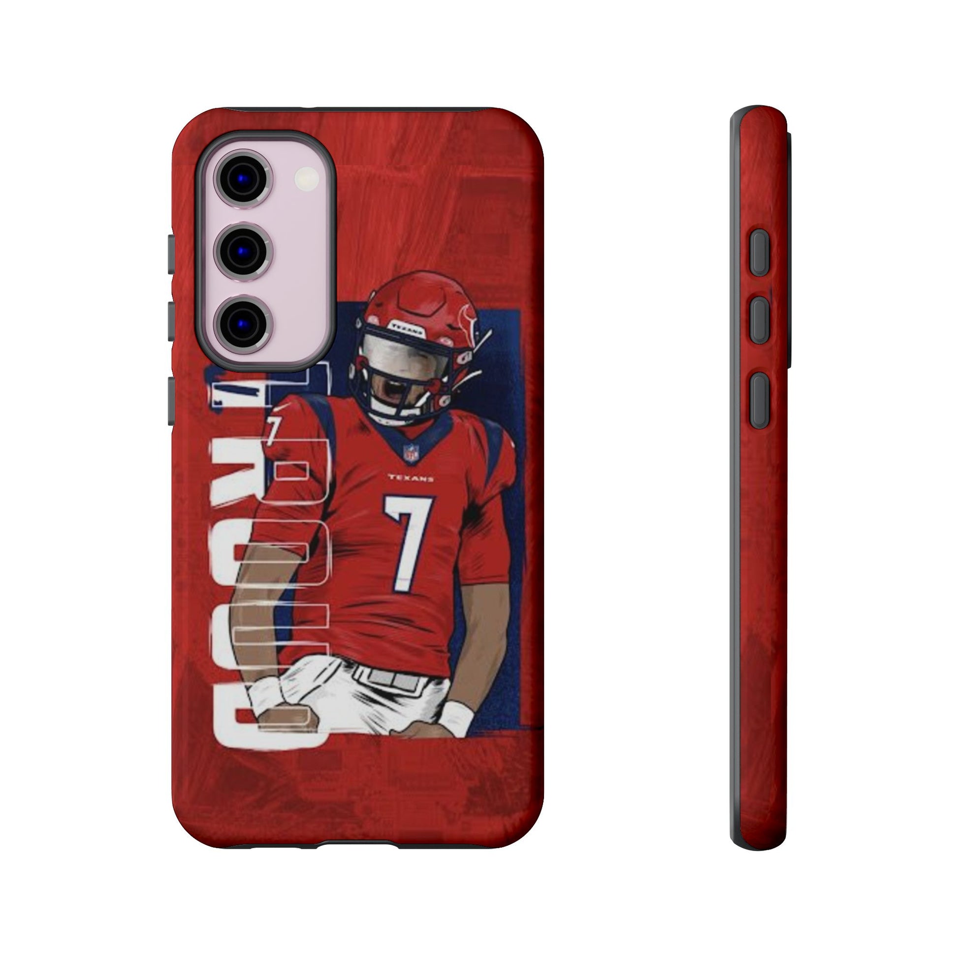 Houston Texans Football CJ Stroud Tough Cases for iPhones, Samsung, and Pixel