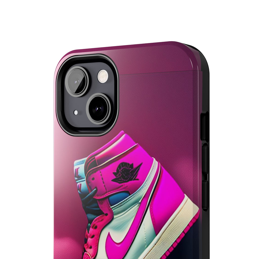Pink Jordan Sneakers Phone Cases for iPhones & Samsung Phones